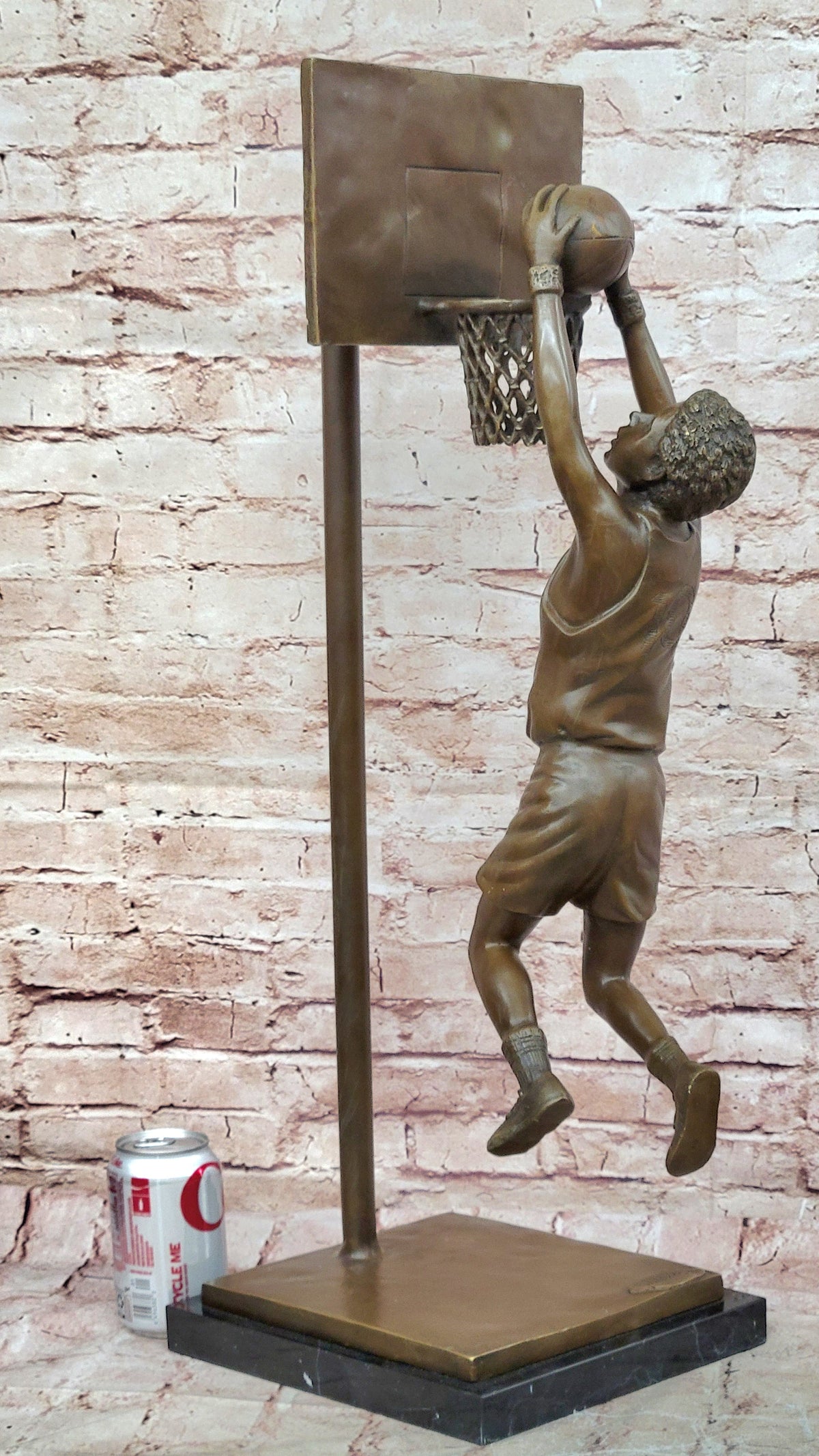 Basketball Player Athlete NBA Bronze Statue Sculpture Figurine Trophy Figure Art