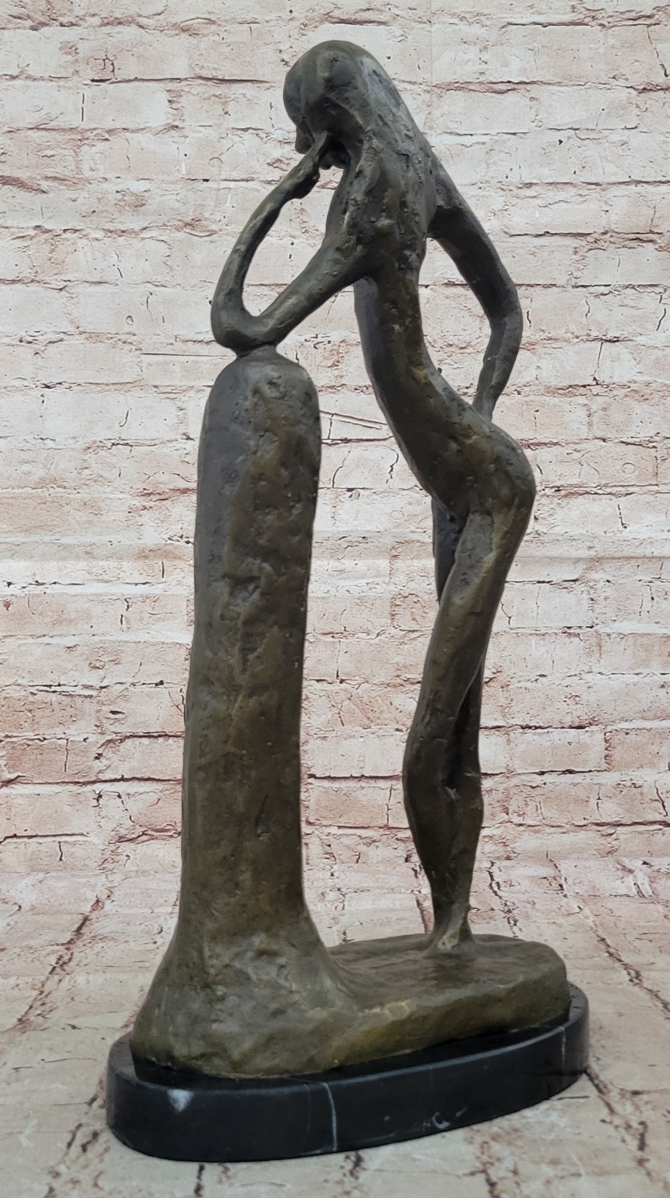 Handcrafted 19" Henry Matisse “La Serpentine” Genuine Bronze Sculpture – Signed Art Sale