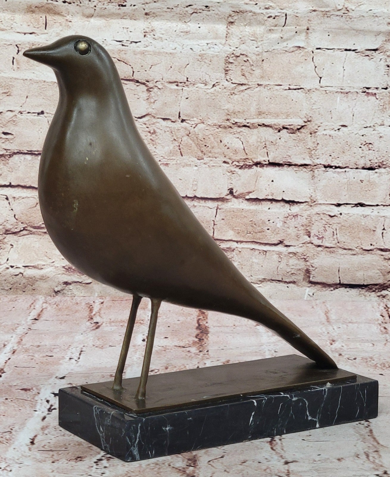 Hot Cast Bronze Sculpture Williams Abstract Bird Mid Century Signed