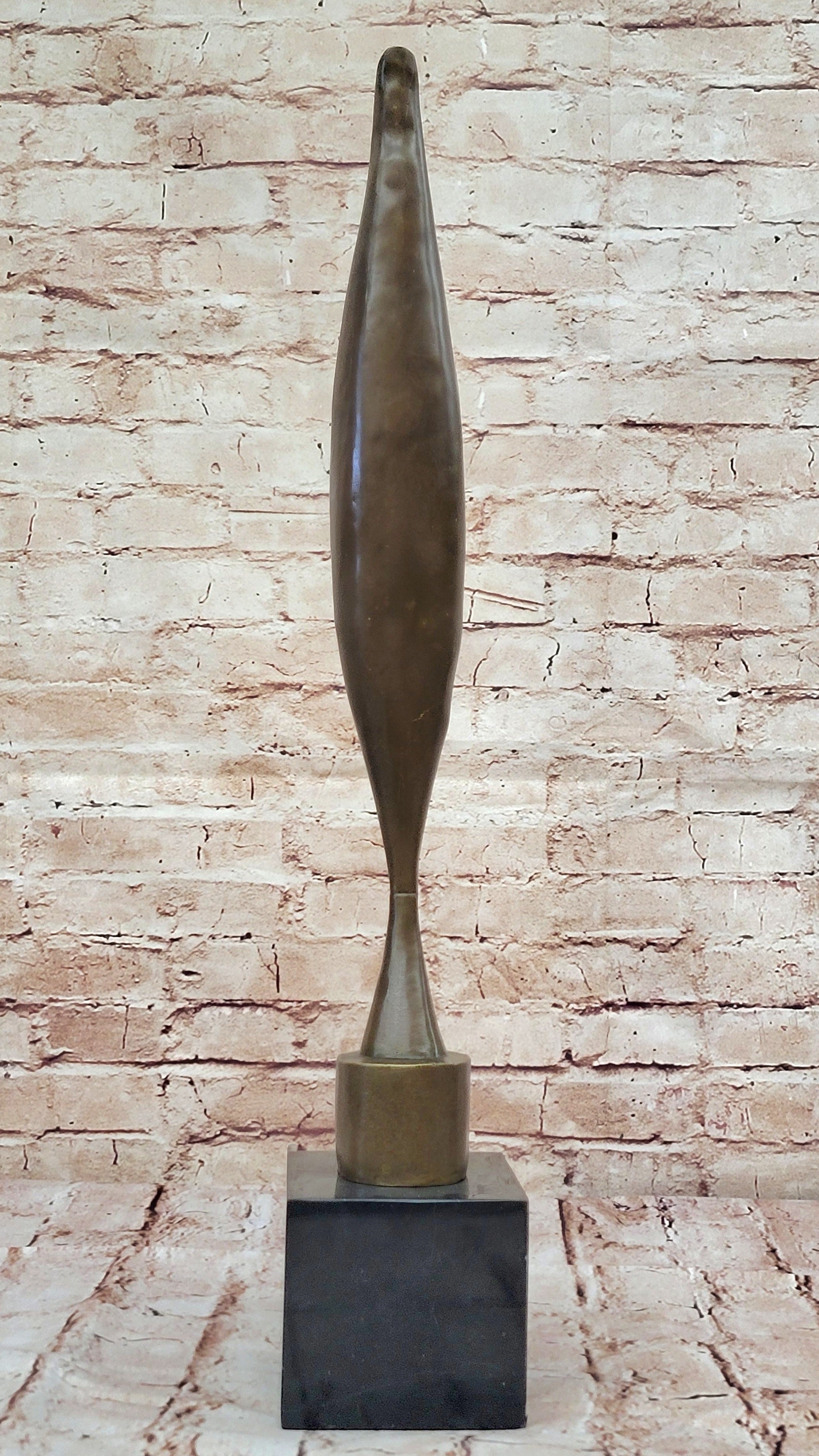 Brancusi Bird in Space Bronze Statue: Modern Art Home Office Decor Sale