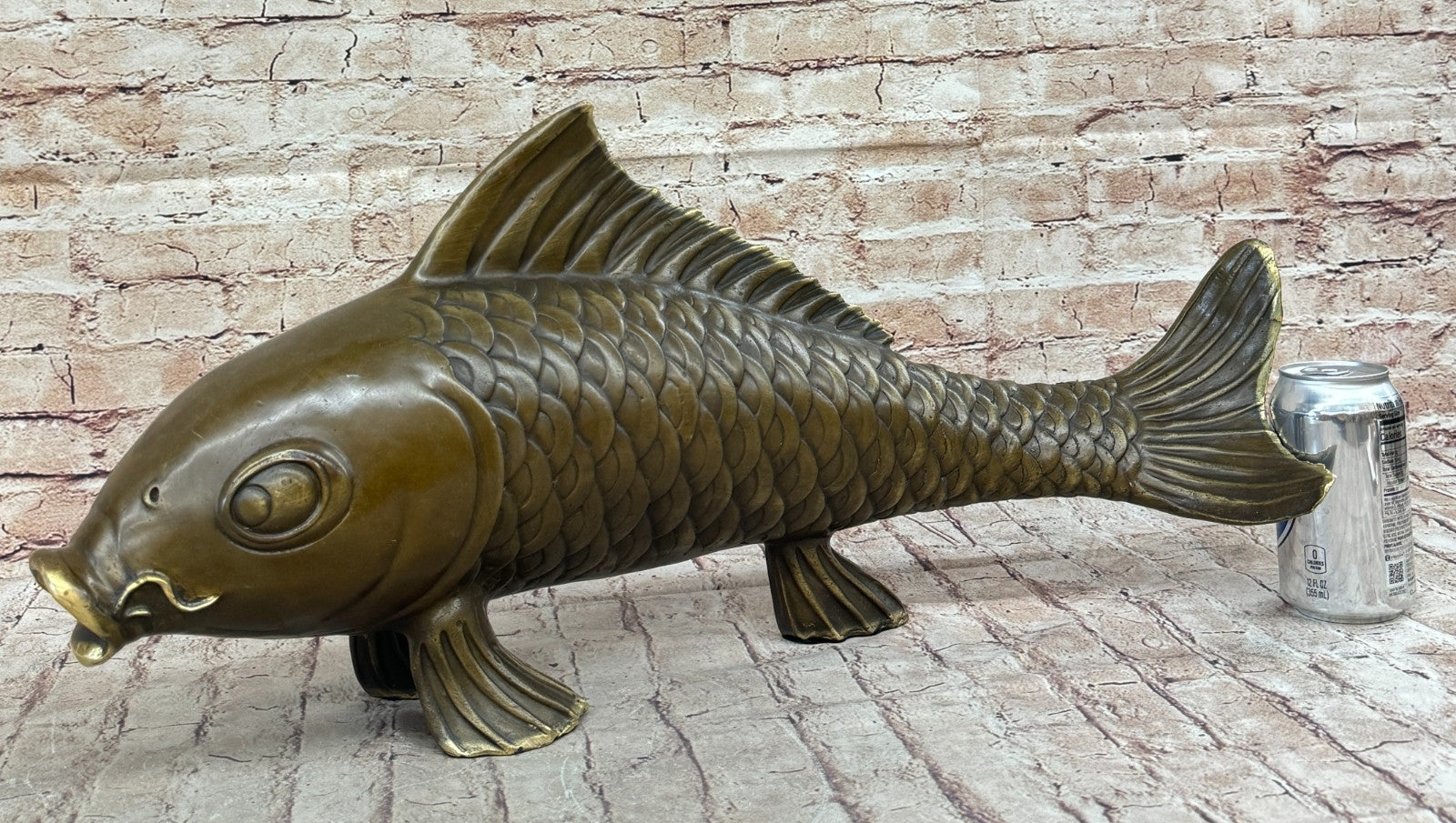 Marius Sea Life Bronze Sculpture: Hot Cast Fish Statue for Garden or Indoor Decor