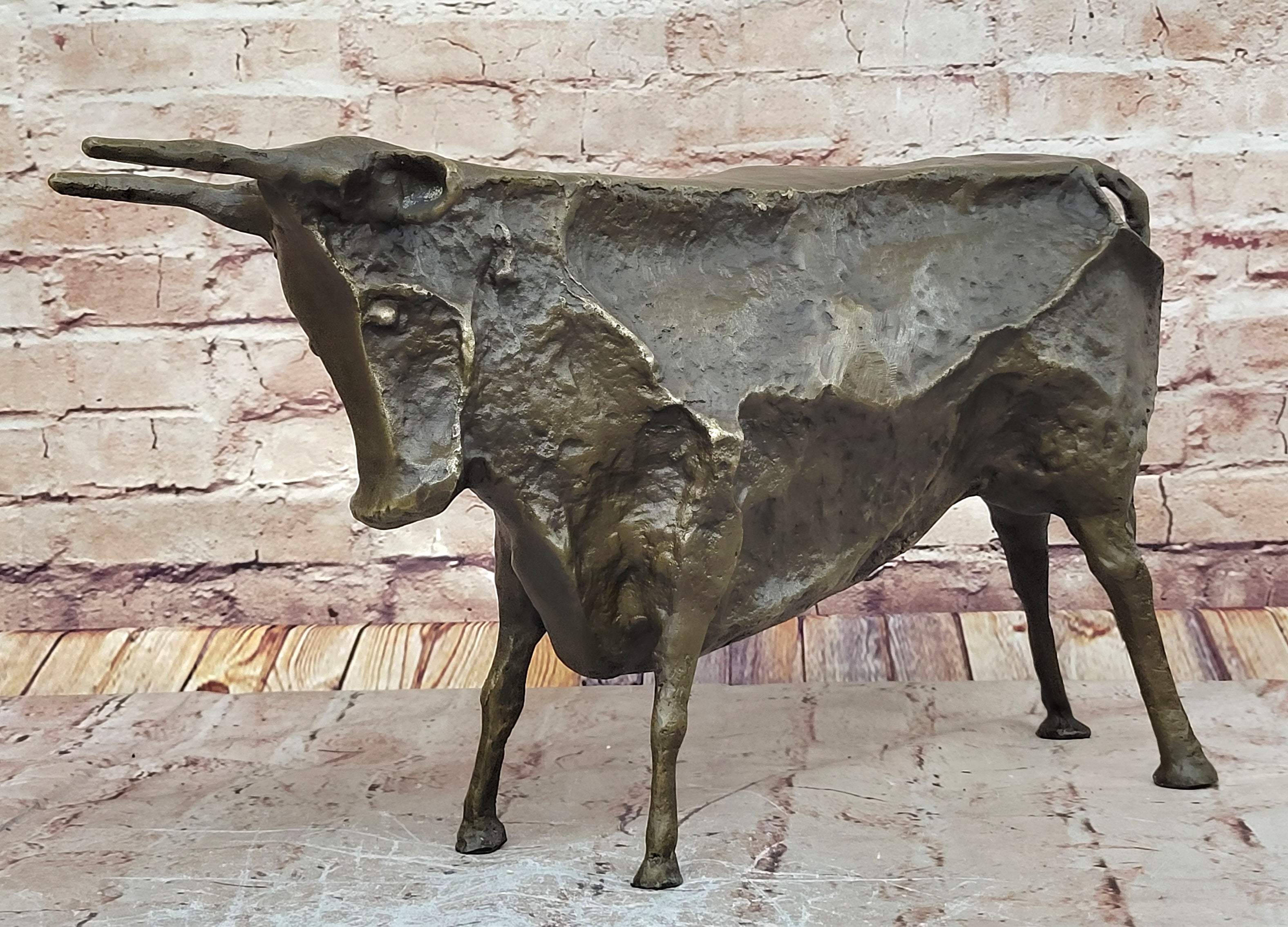 Picasso Bull Bronze Sculpture- abstract Bull after Picasso Extra Large Gift Sale
