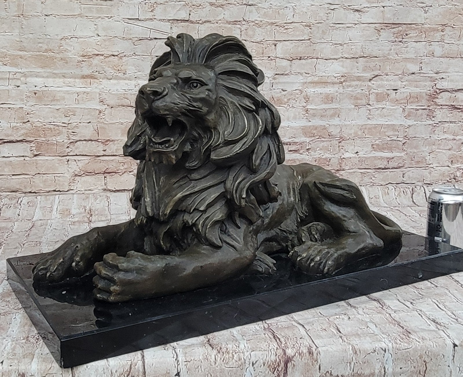 Hand Made Bronze Lion King Sculpture by Barye: Museum Quality Artwork