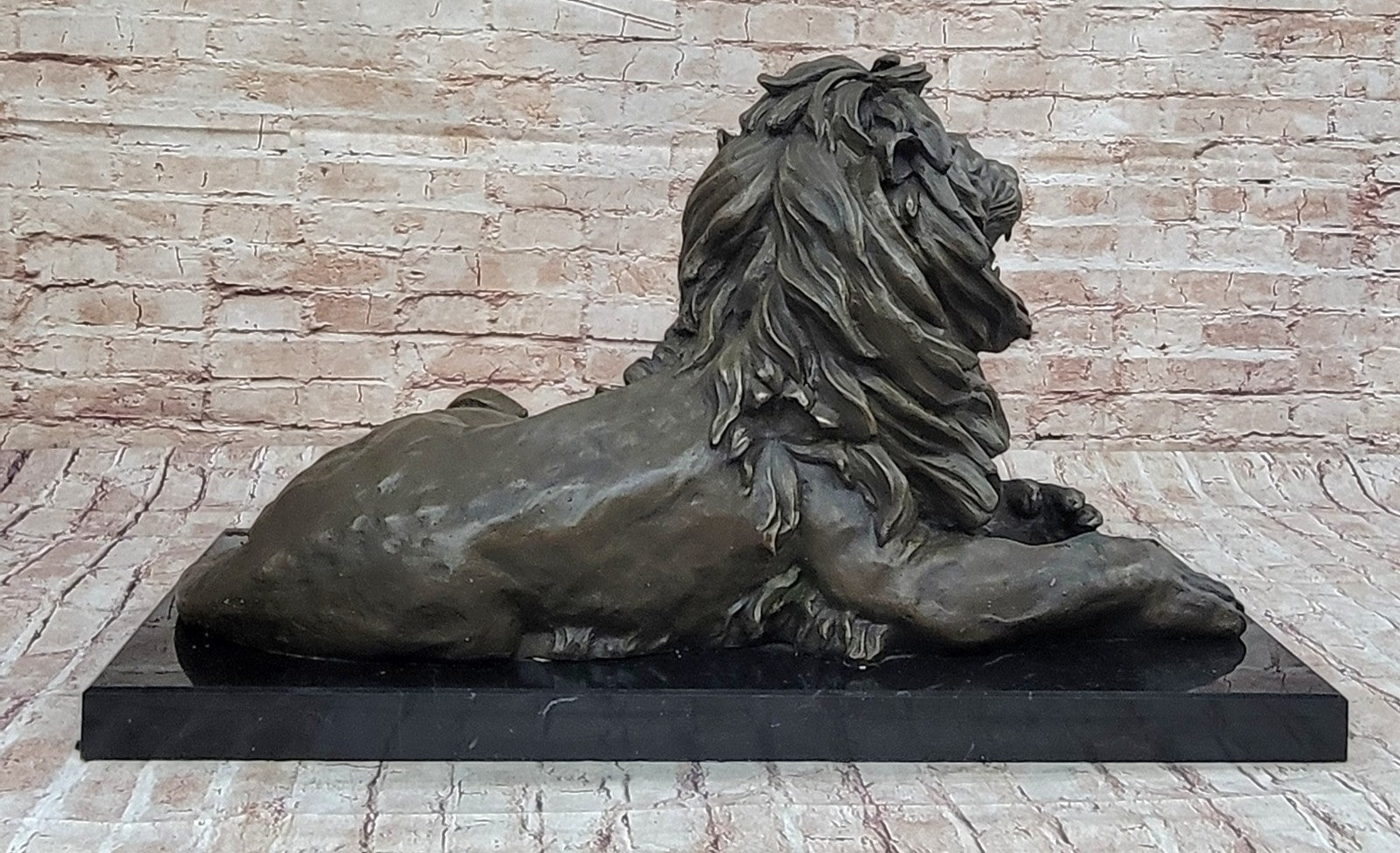 Hand Made Bronze Lion King Sculpture by Barye: Museum Quality Artwork