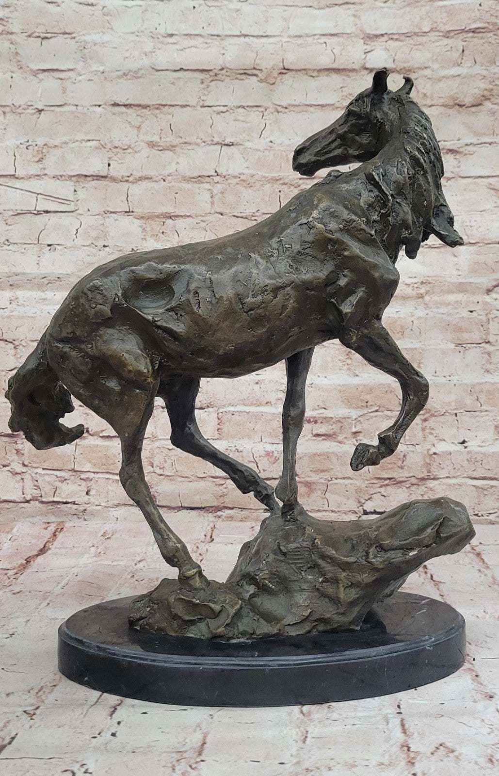 Large Abstact Modern Art Masterpiece Horse Sculpture by Zhang Abstract Statue