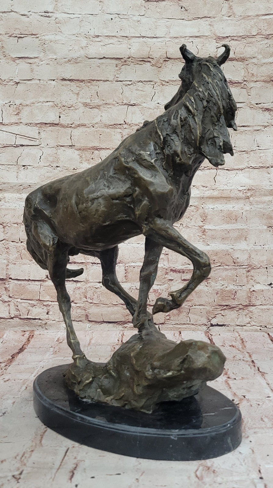 Large Abstact Modern Art Masterpiece Horse Sculpture by Zhang Abstract Statue