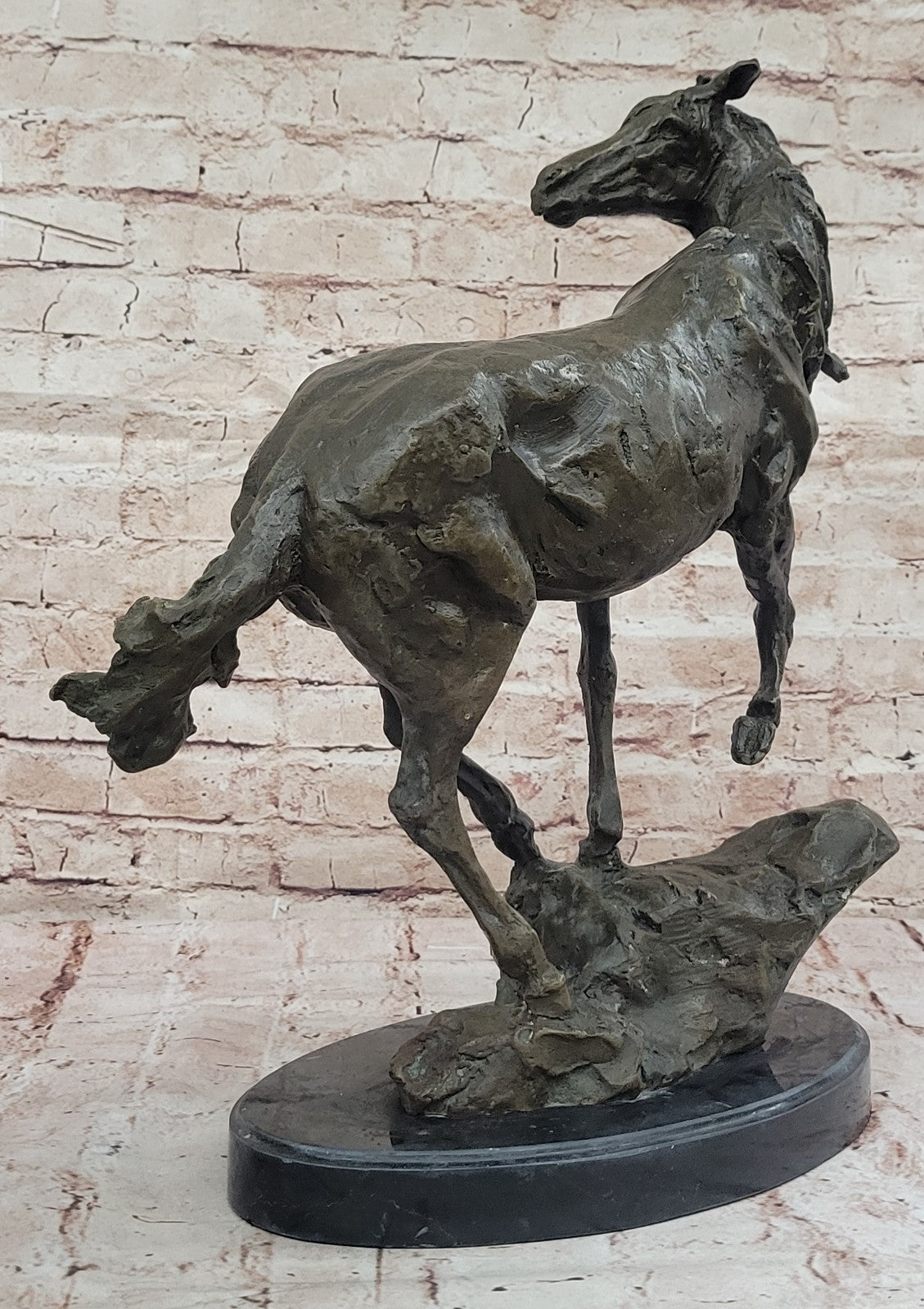 Large Abstact Modern Art Masterpiece Horse Sculpture by Zhang Abstract Statue