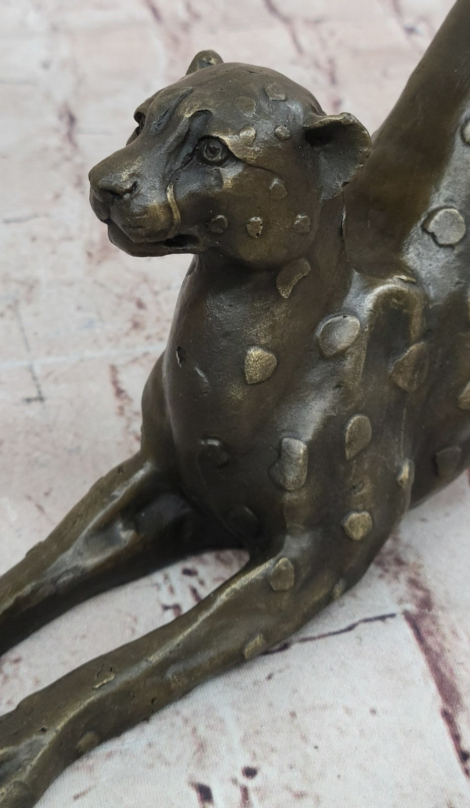 Handcrafted bronze sculpture SALE Female Felines Vienna Lost Wax Method Figurine