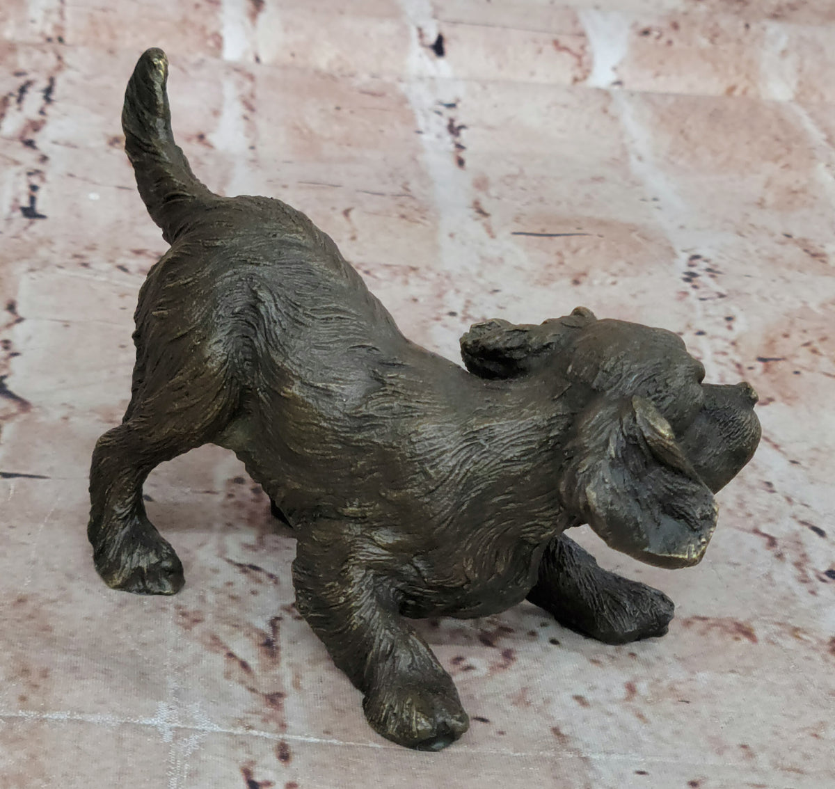 Authentic Williams Artwork: Bronze Cavalier King Charles Spaniel Dog Figurine