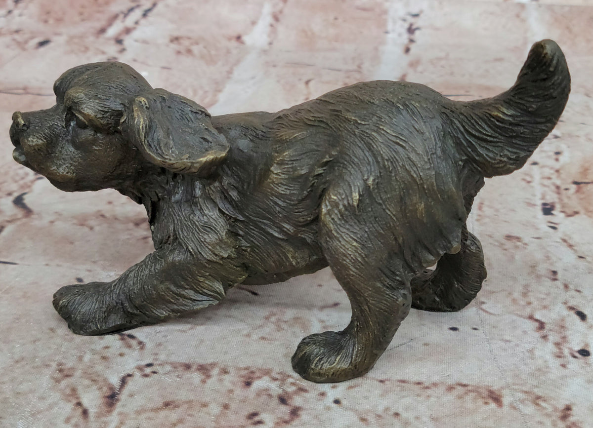 Authentic Williams Artwork: Bronze Cavalier King Charles Spaniel Dog Figurine