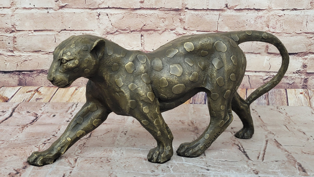 Walking Panther" by Rembrandt Bugatti, terrific Art Deco bronze sculpture Sale