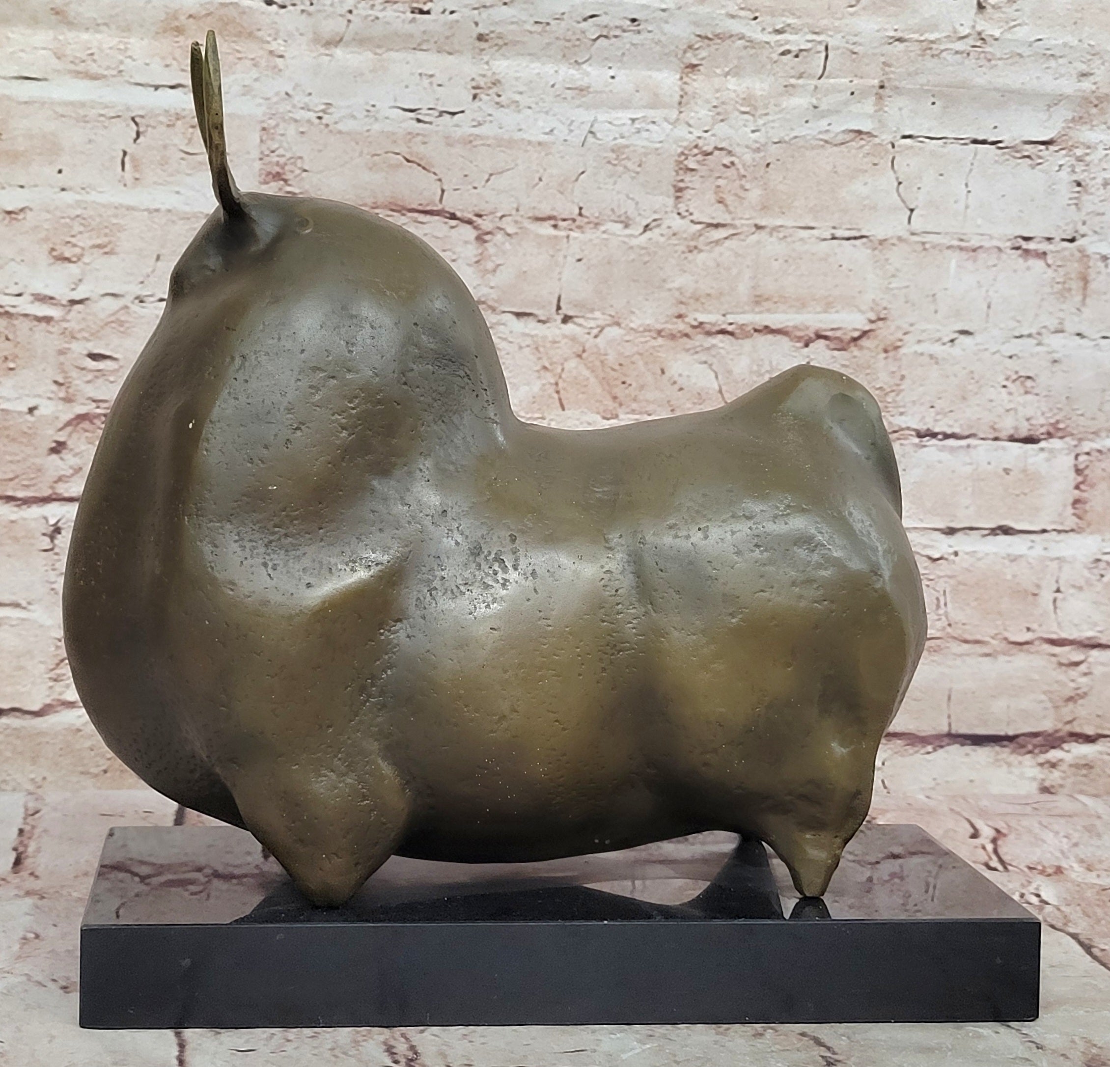 The Bull, Fernando Botero (Bronze Sculpture) Hot Cast Handcrafted Figurine Figur