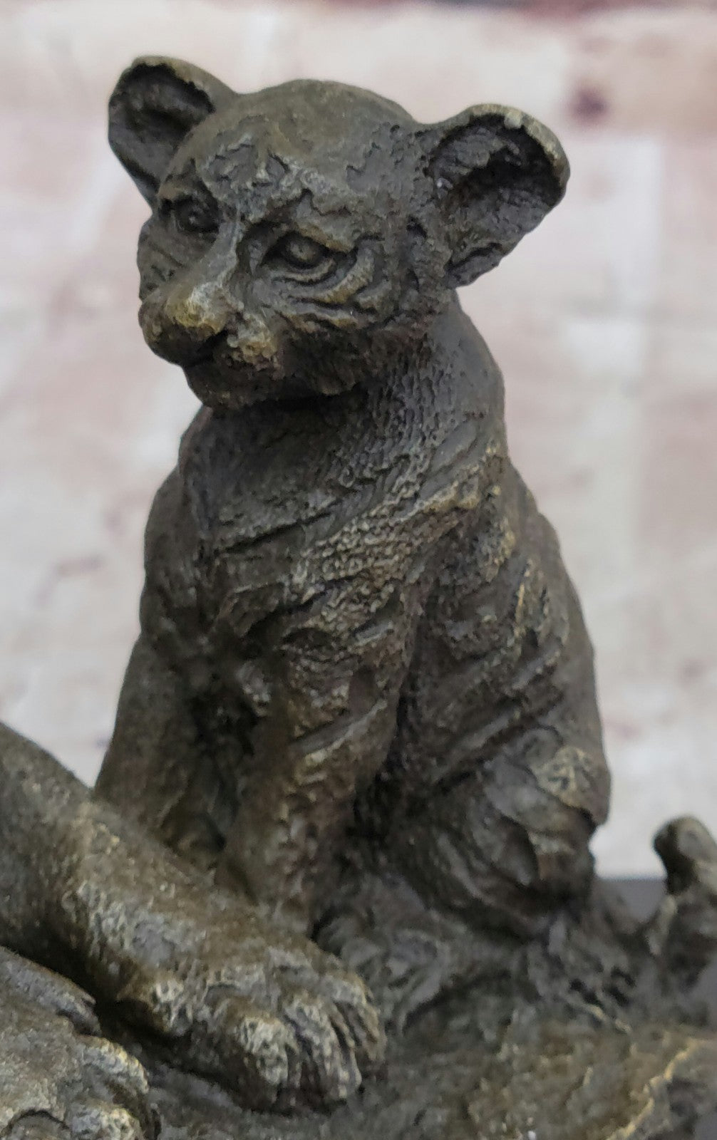 Chinese Royal Classic Pure Bronze Copper made Feng ferocity Tiger statuary