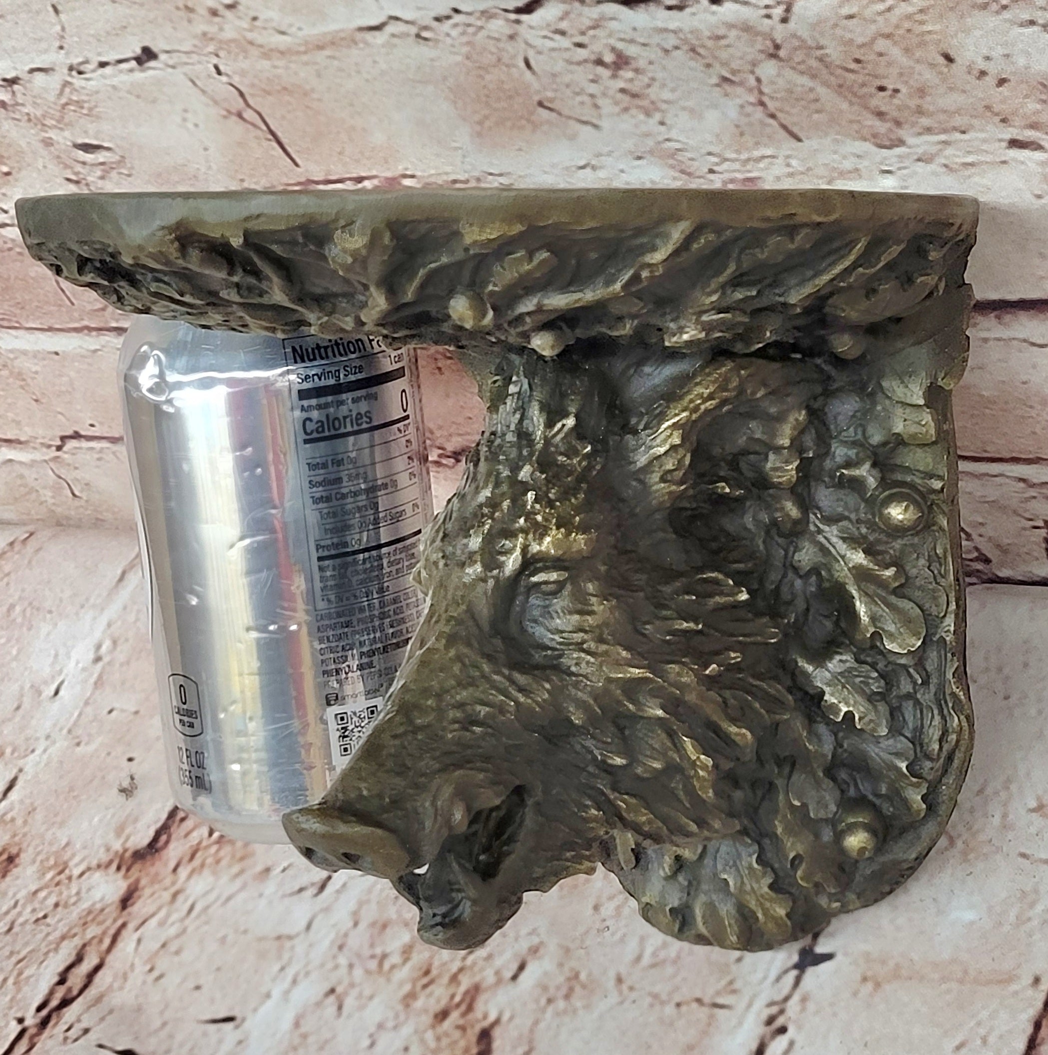 Wild Boar Head Wall Mount Bronze Copper Sculpture