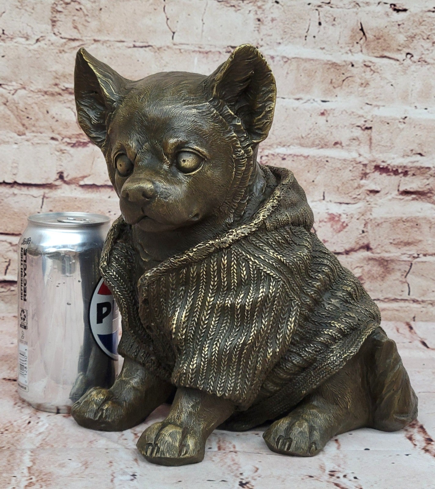 Art Deco Vienna Bronze by Milo Chihuahua Dog Animal Pet Sculpture Home Deco Sale