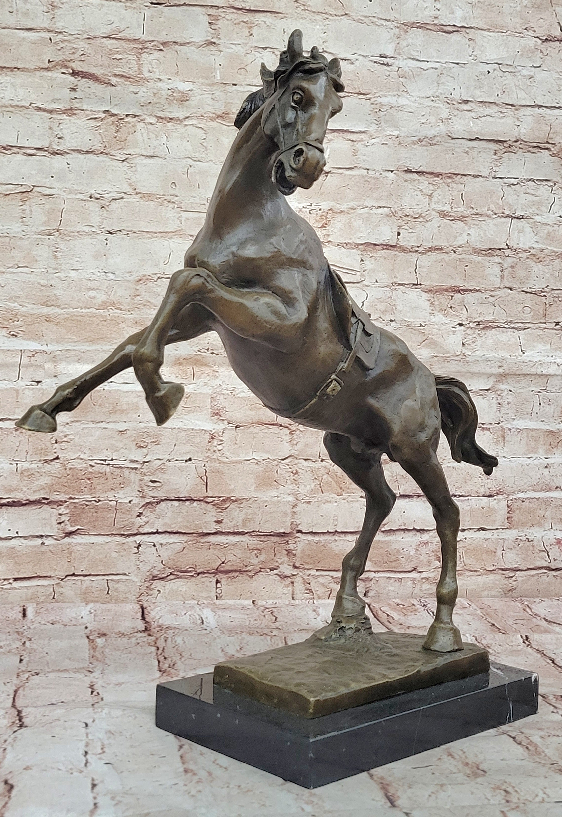 Memorable Korean War Horse: Staff Sgt Reckless in Pure Bronze Hand Made