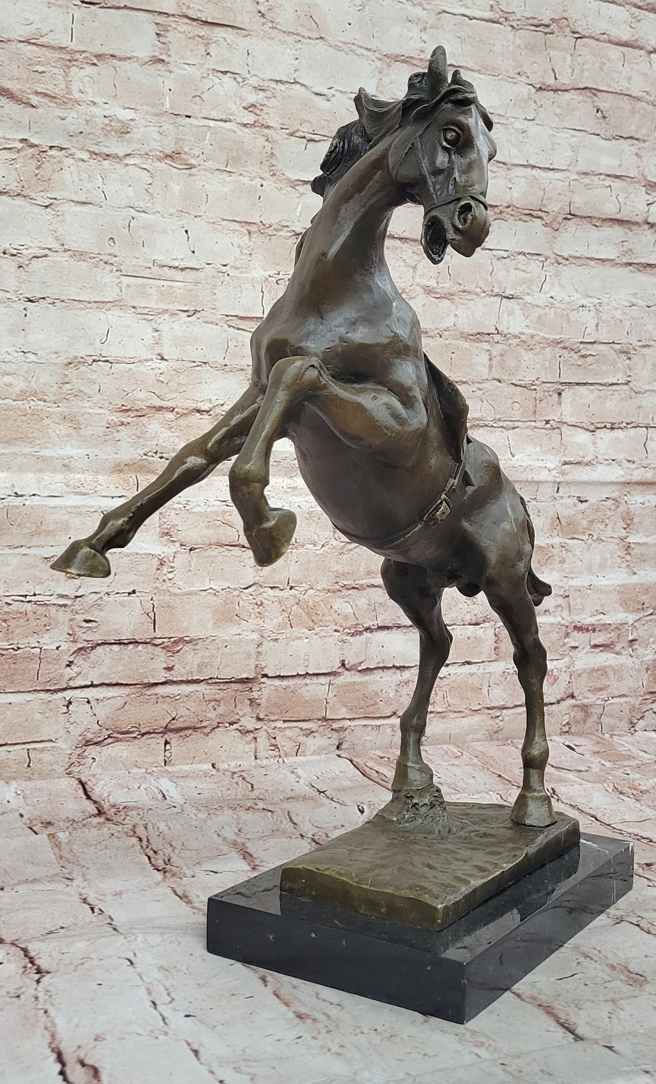 Memorable Korean War Horse: Staff Sgt Reckless in Pure Bronze Hand Made