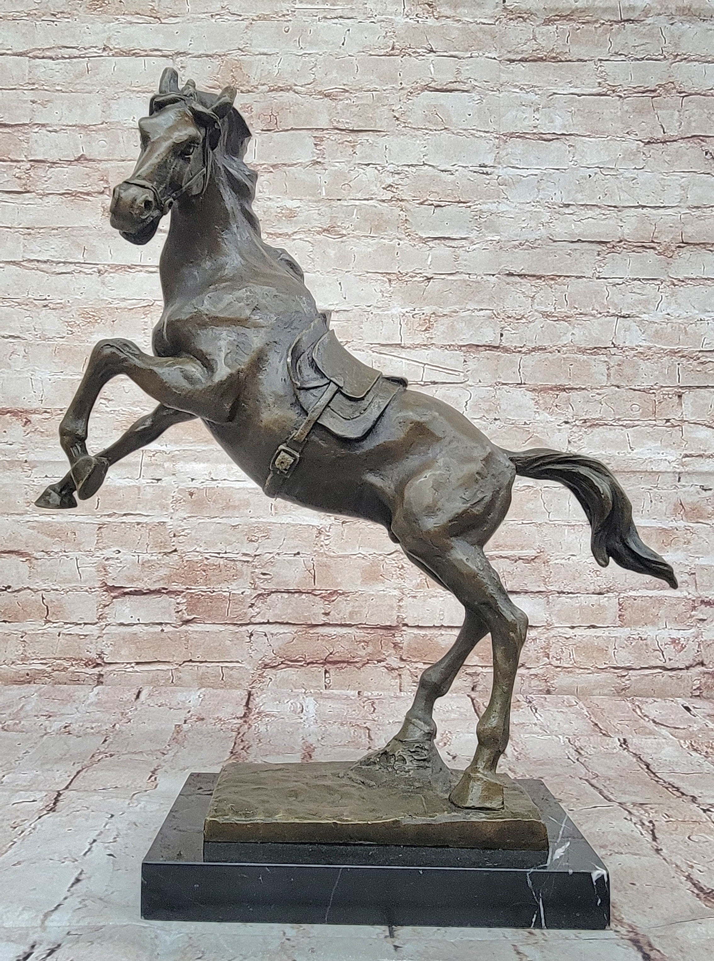 Memorable Korean War Horse: Staff Sgt Reckless in Pure Bronze Hand Made