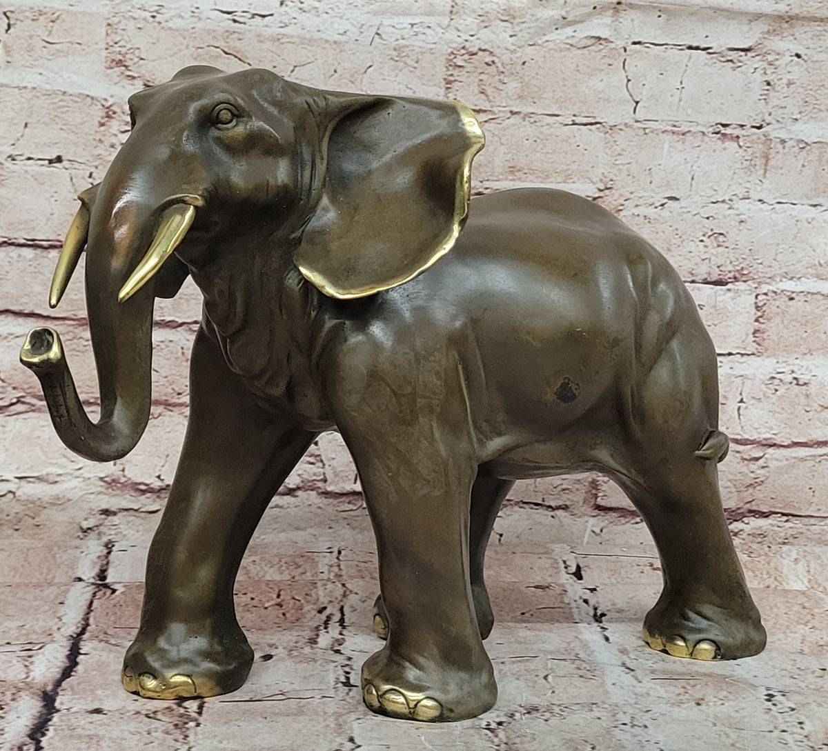 Art Deco Wildlife Elephant by Barye Bronze Hot Cast Art