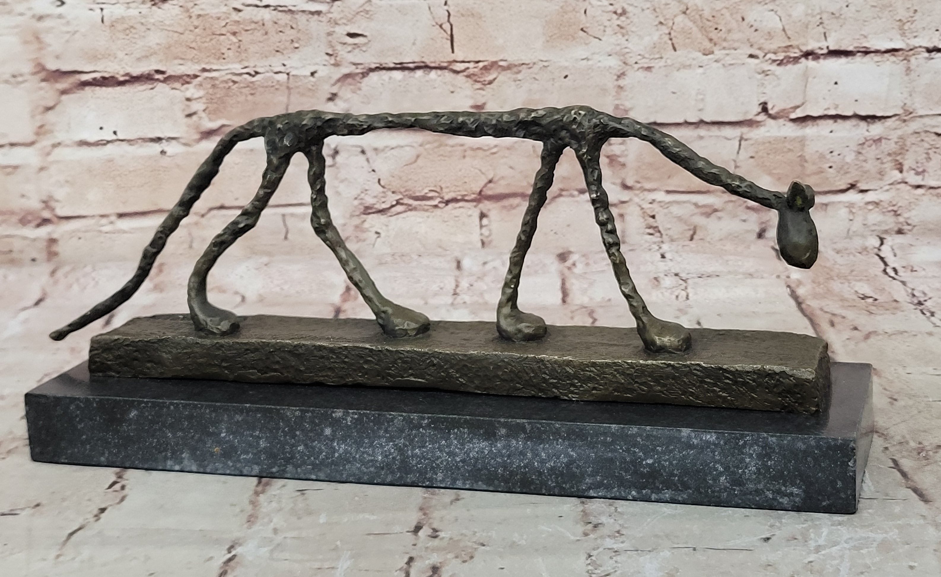 Bronze Sculpture Surrealism Gia Rodin Dali Abstract Cat Figurine Figure Sale