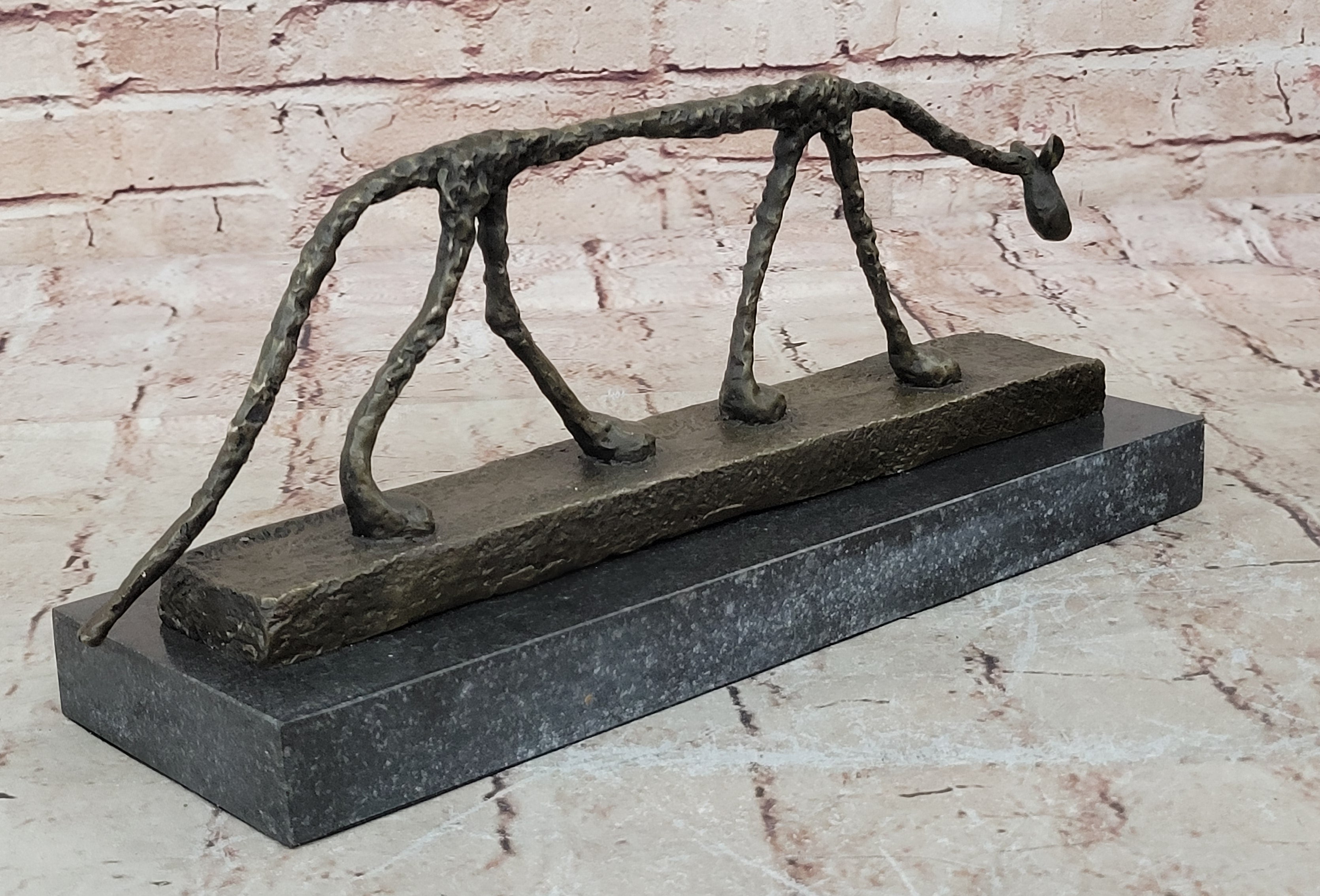 Bronze Sculpture Surrealism Gia Rodin Dali Abstract Cat Figurine Figure Sale
