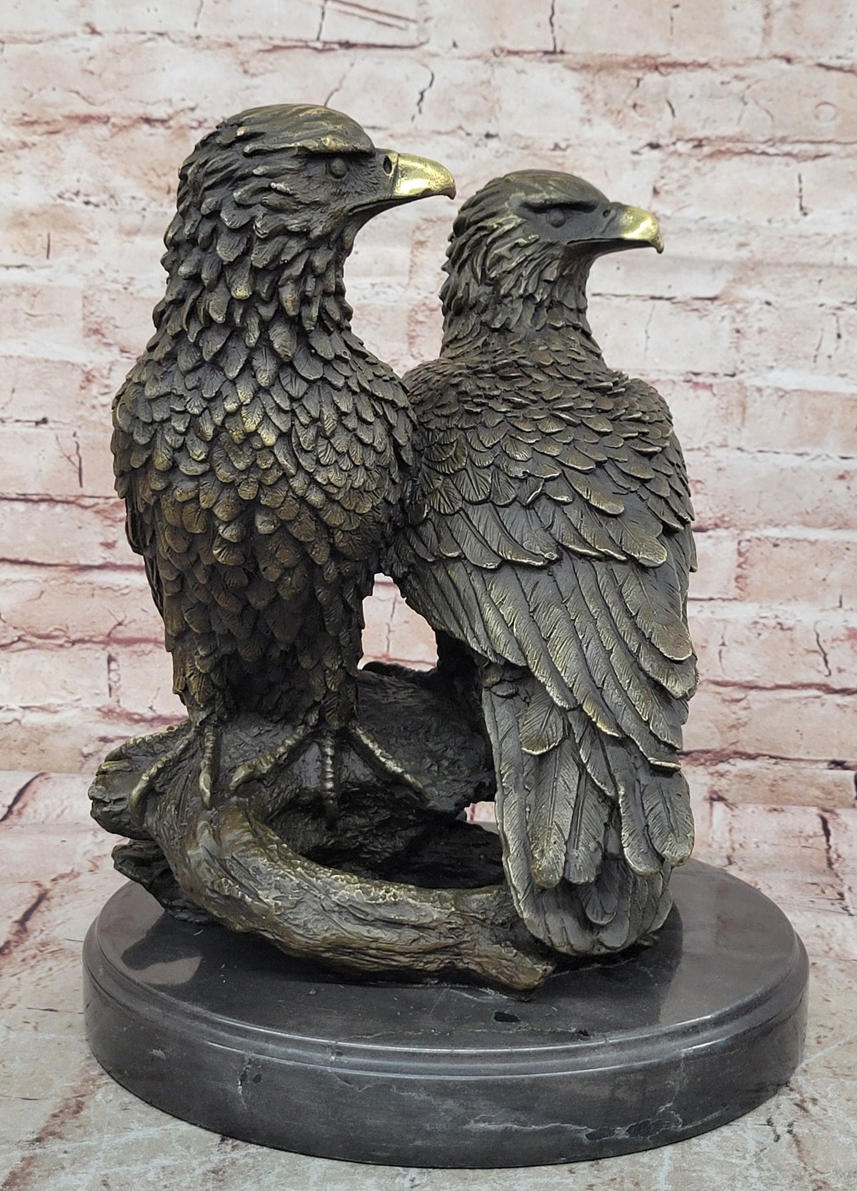 Lifelike Eagles Milo Bronze Sculpture Lost Wax Art