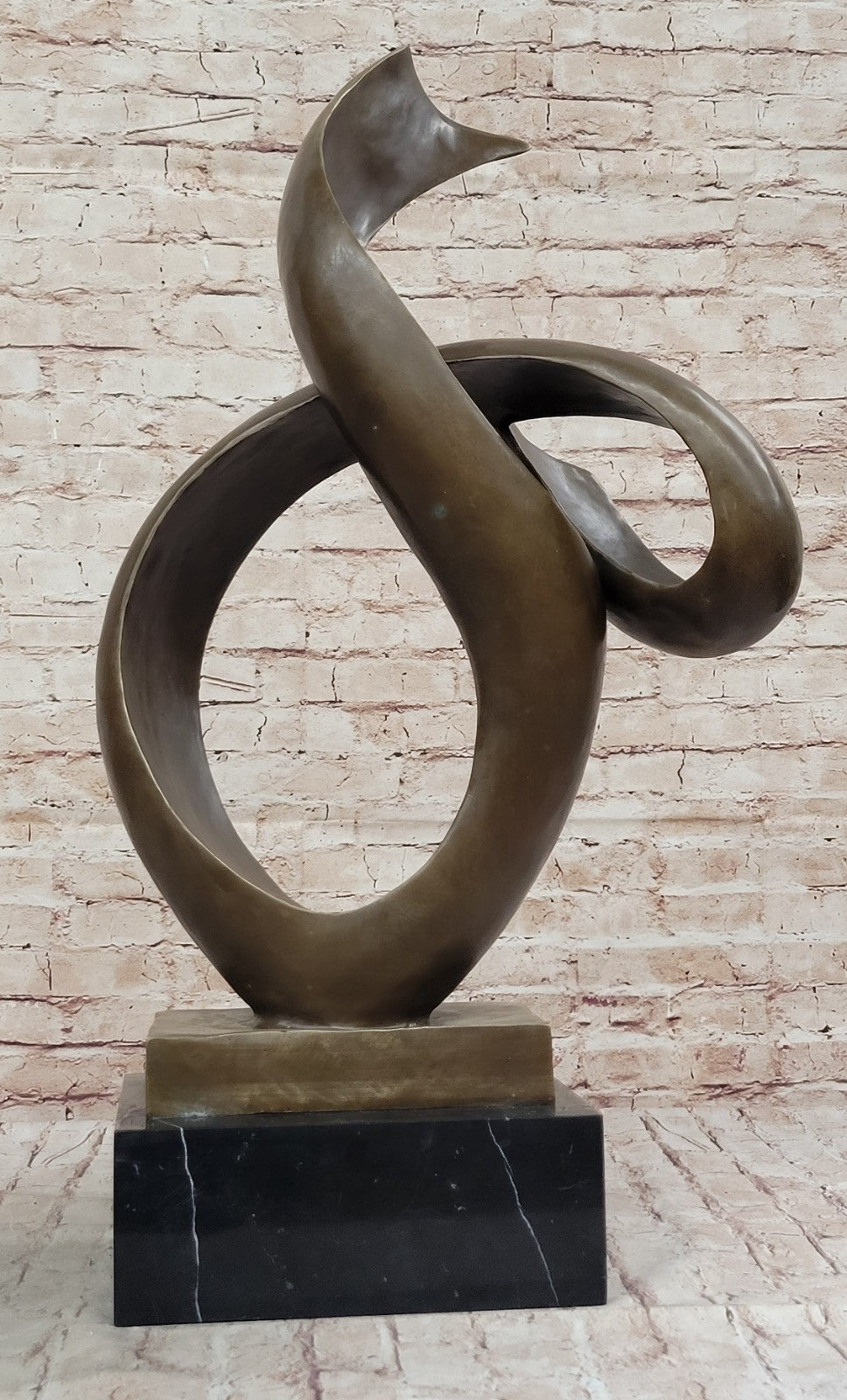 FINEST ALDO VITALEH BRONZE METAL SCULPTURE ABSTRACT MODERNISM GEOMETRIC ITALY