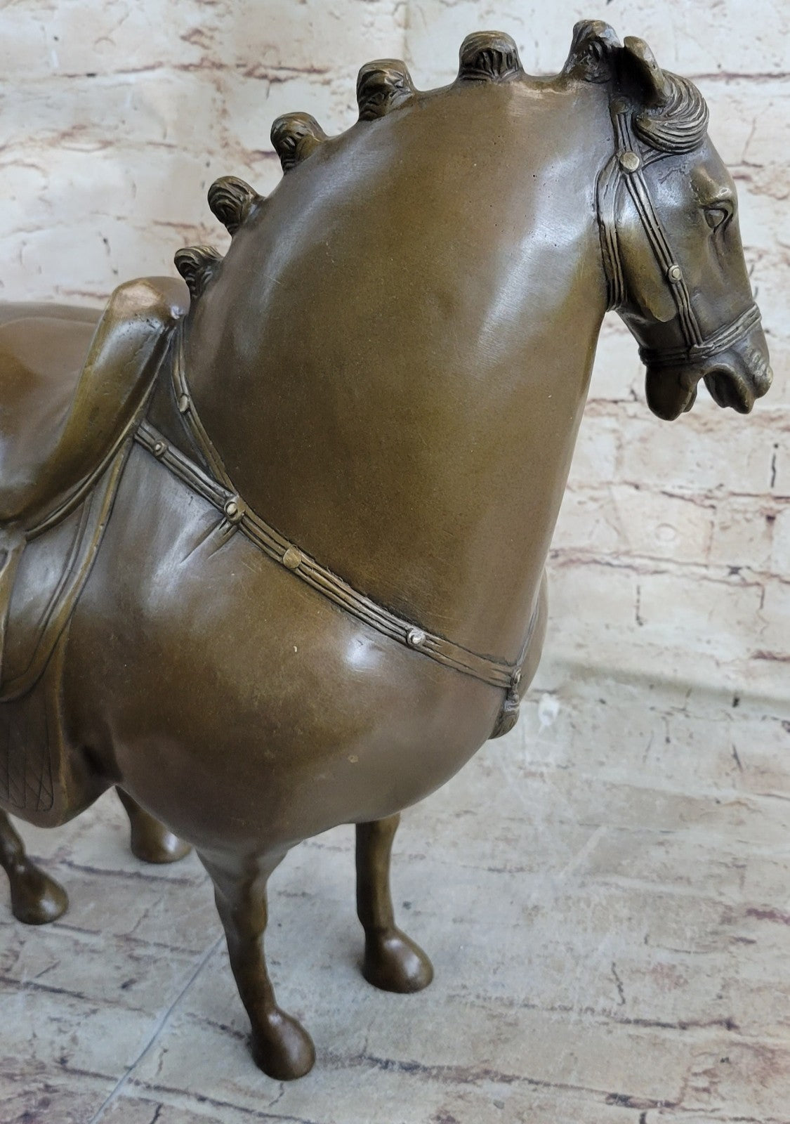 inged original Collector Edition B.C Zhang Tang Horse Bronze Sculpture Figure