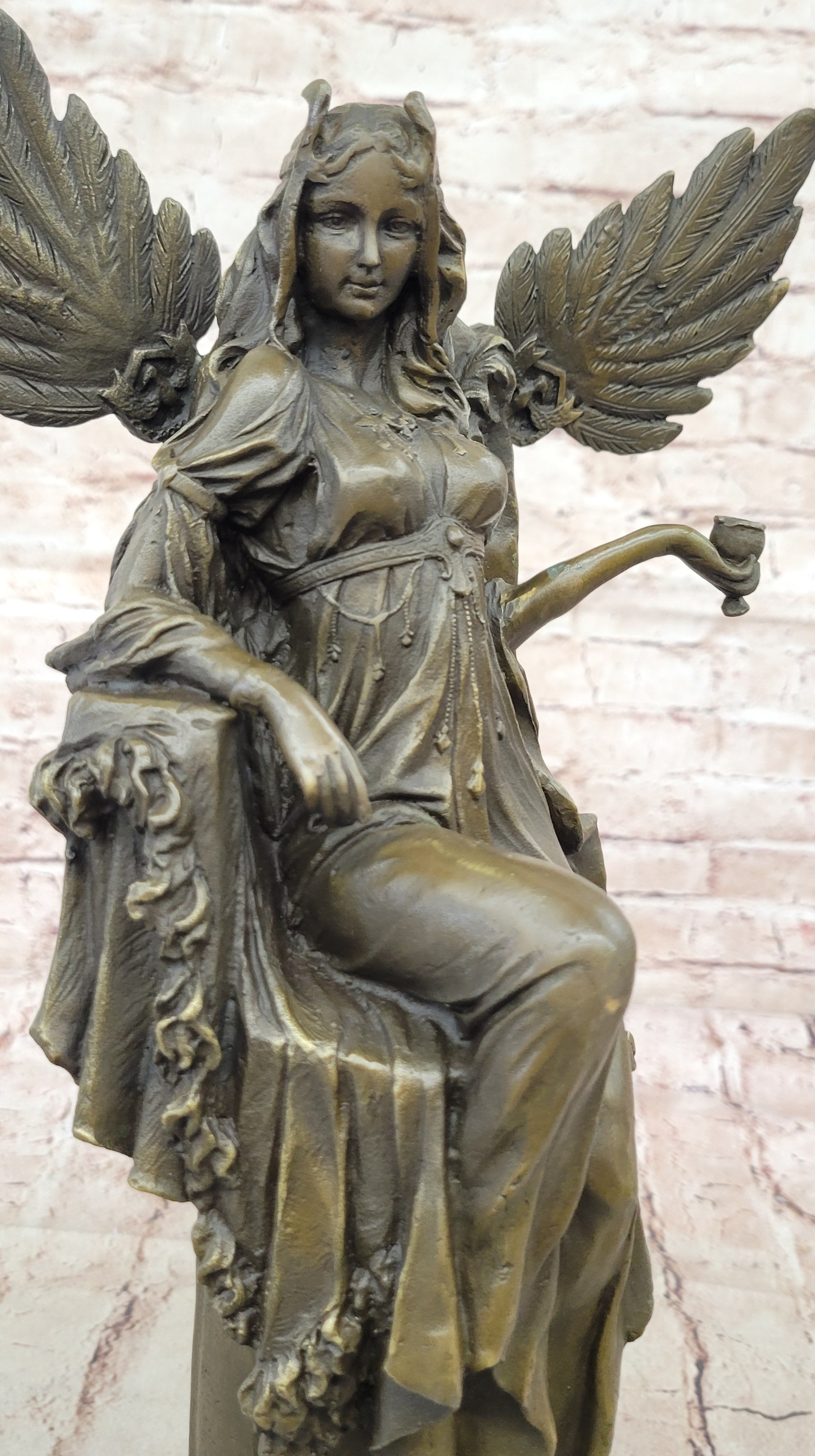 Huge Classic Artwork Cleopatra Queen Egypt Egyptian Rare Collectible Bronze Gift