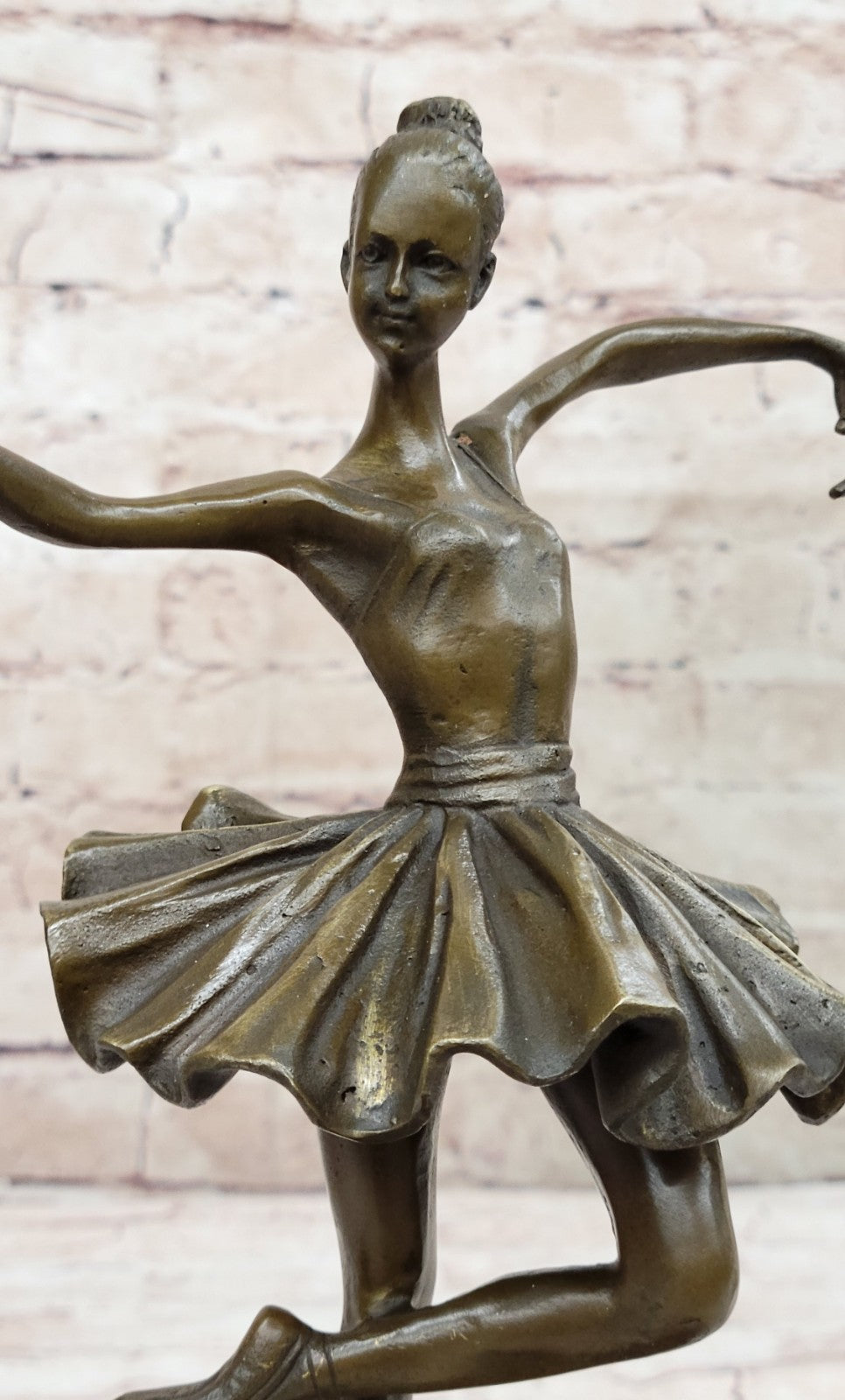 Bronze Statue Home Decor Original Milo Female Dancer Ballet Brown Ballerina GIFT