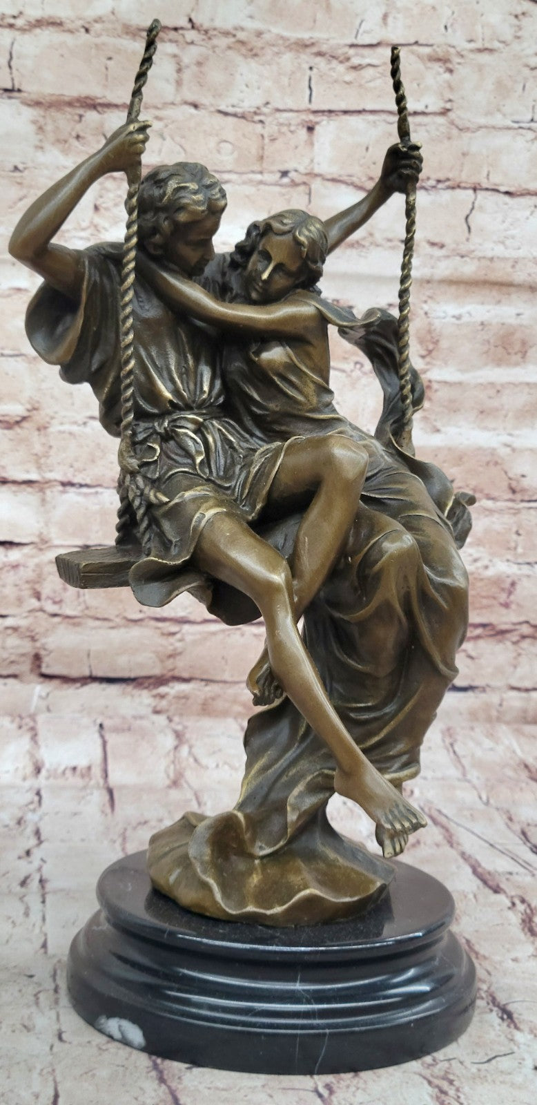 Handcrafted Detailed Museum Quality Artwork by Cesaro Bronze Sculpture Figure