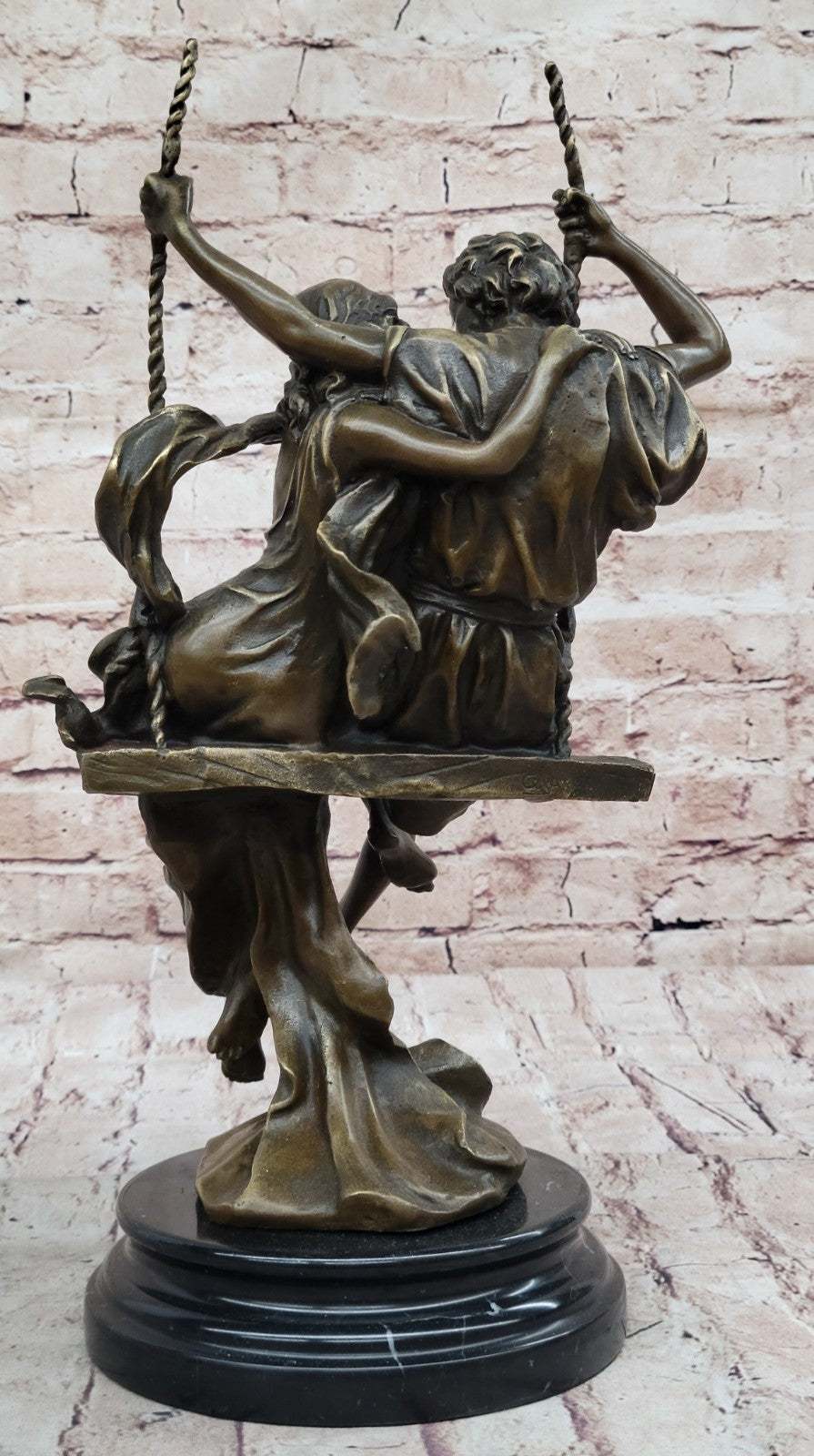 Handcrafted Detailed Museum Quality Artwork by Cesaro Bronze Sculpture Figure