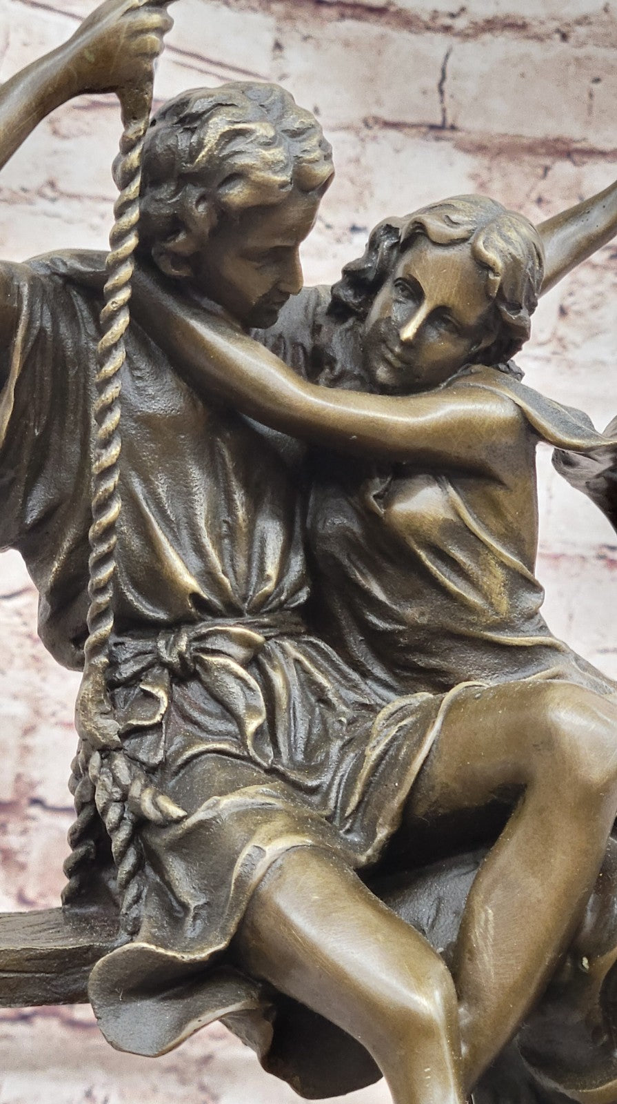 Handcrafted Detailed Museum Quality Artwork by Cesaro Bronze Sculpture Figure