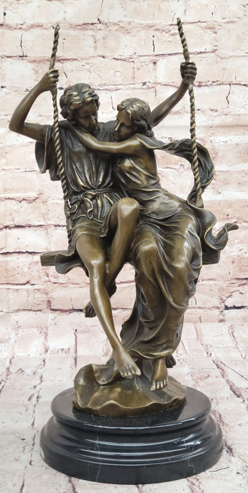 Handcrafted Detailed Museum Quality Artwork by Cesaro Bronze Sculpture Figure