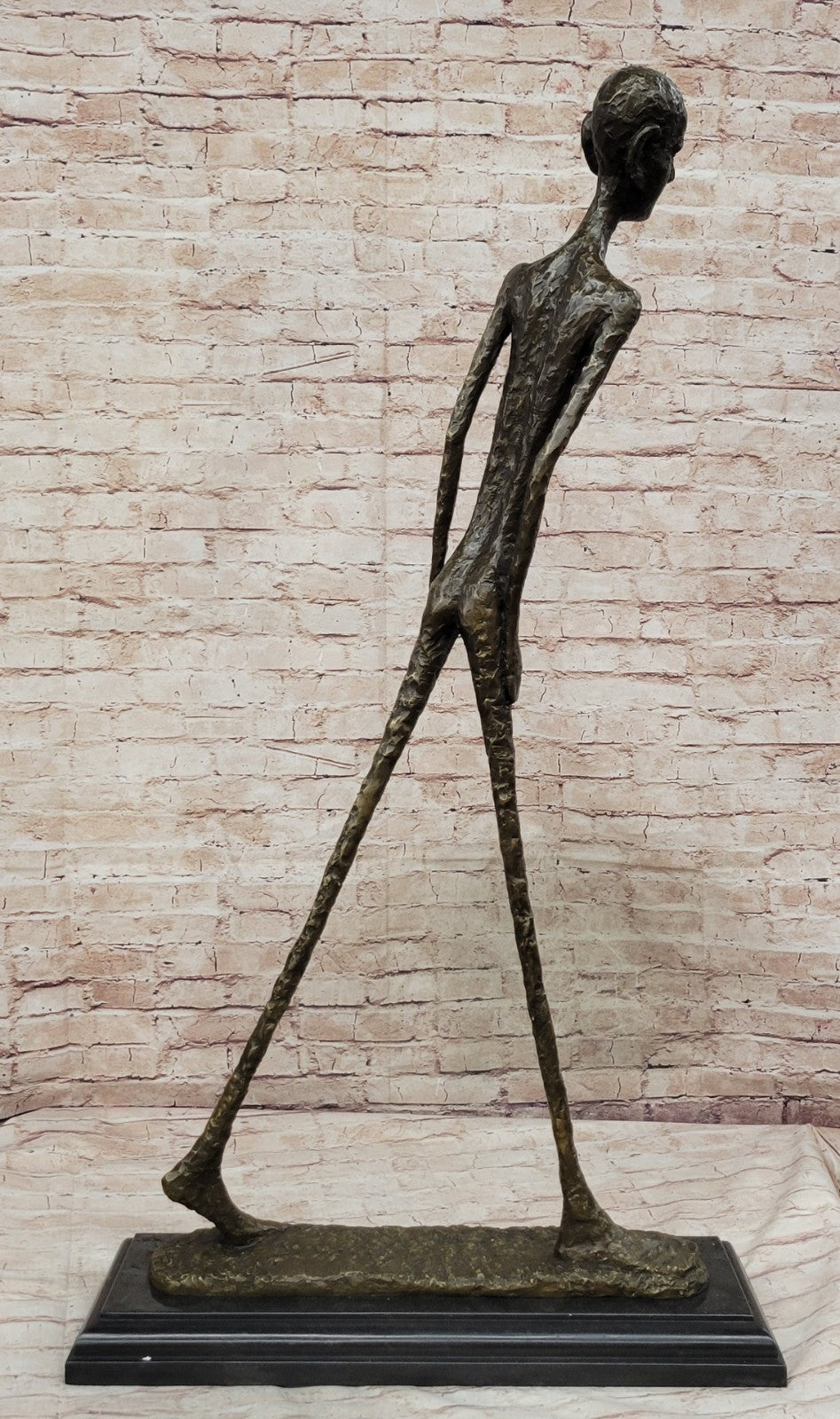 Bronze Sculpture Massive Bronze Masterpiece by cometti Nude Male Statue Art Sale