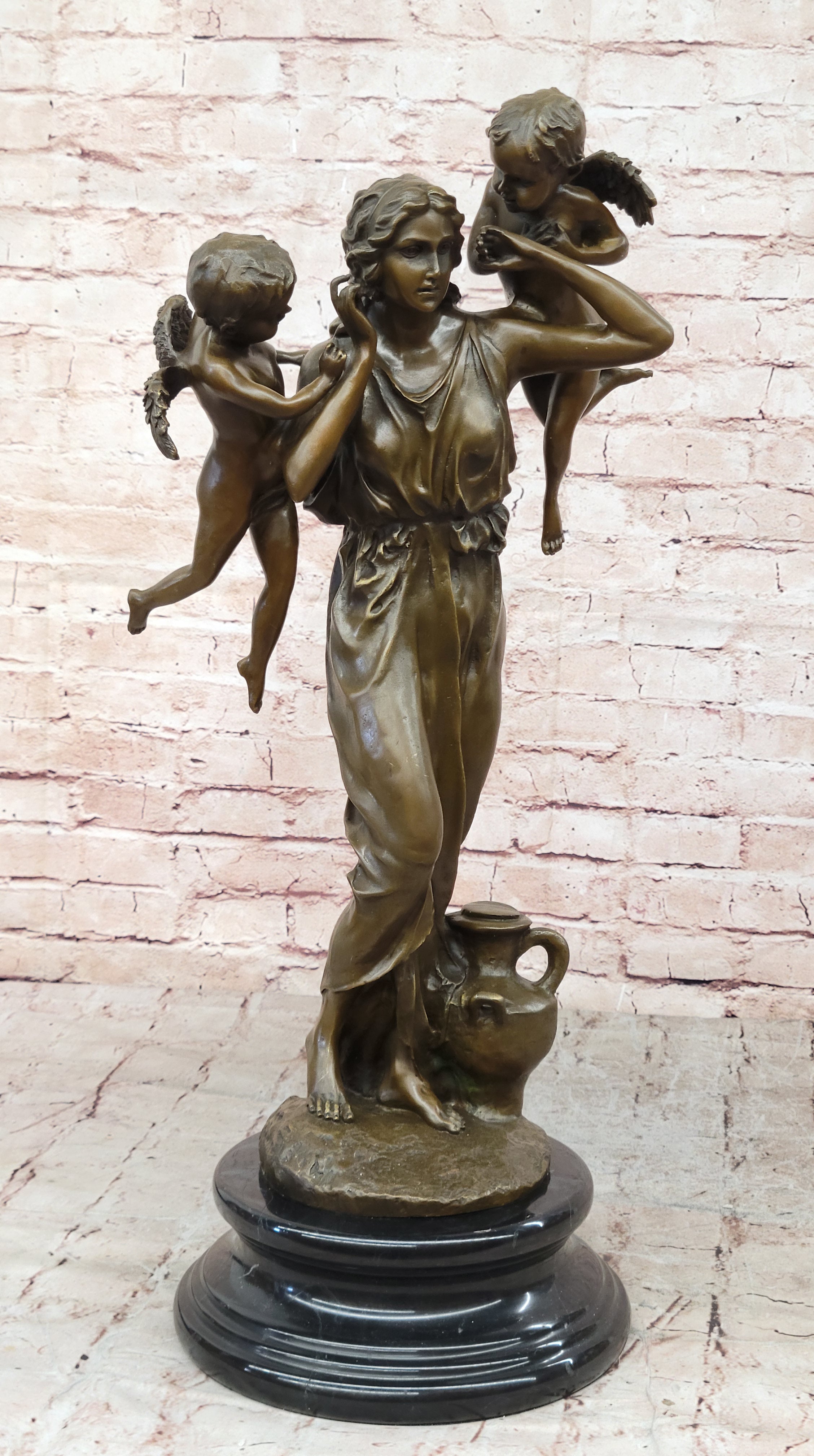Fine Art Mother and Child Museum Quality Classic Artwork Bronze Sculpture Sale