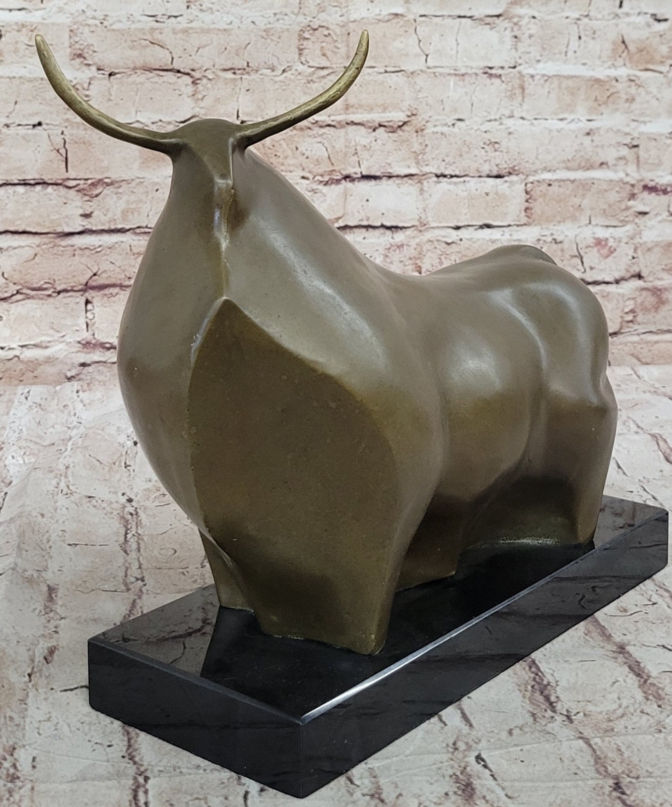 Bronze Sculpture Collectible Home Office Decoration Botero Bull Sale Figurine