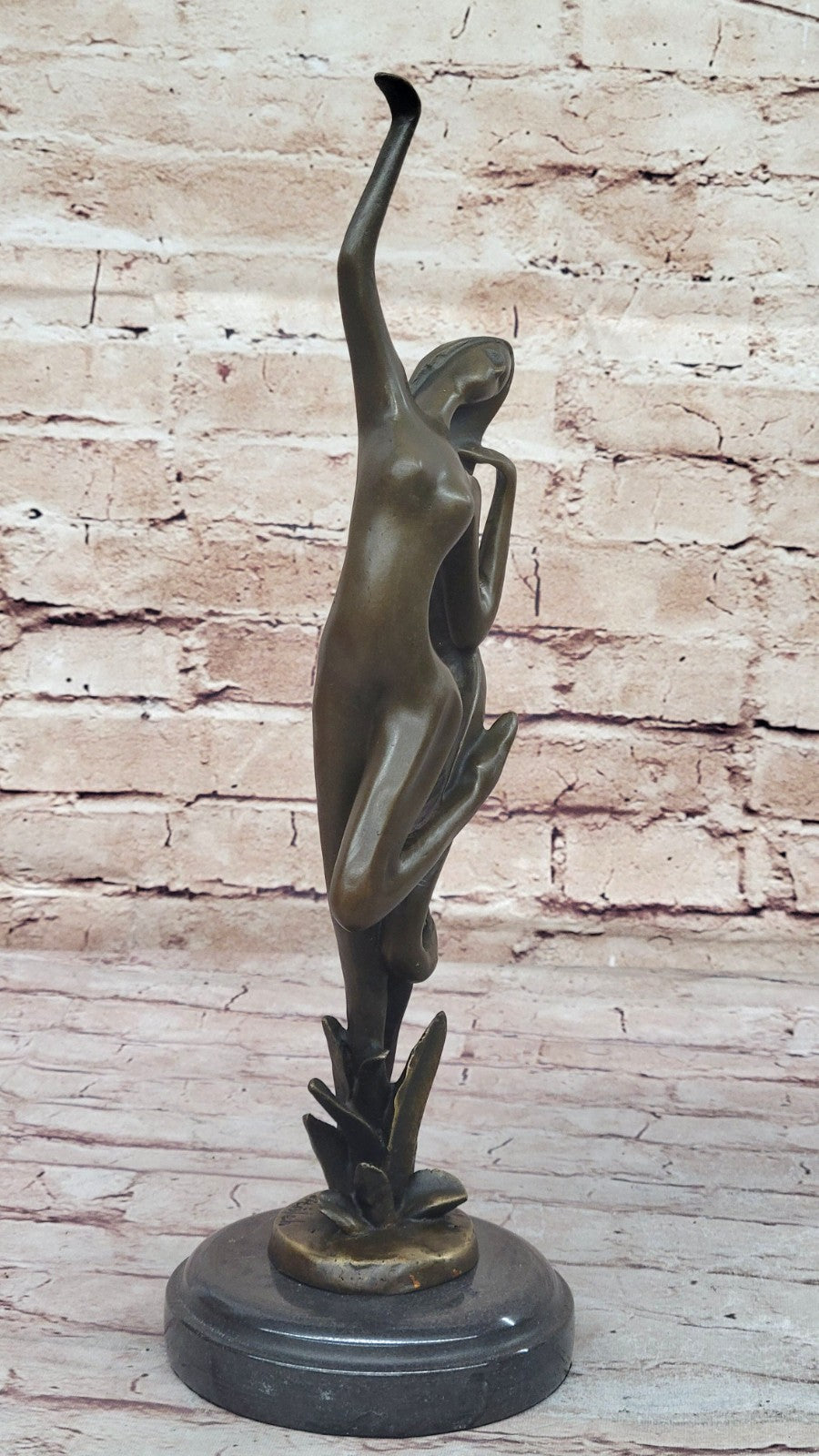 Handcrafted bronze sculpture SALE Art Mid Century Mid Nude Abstract Decor