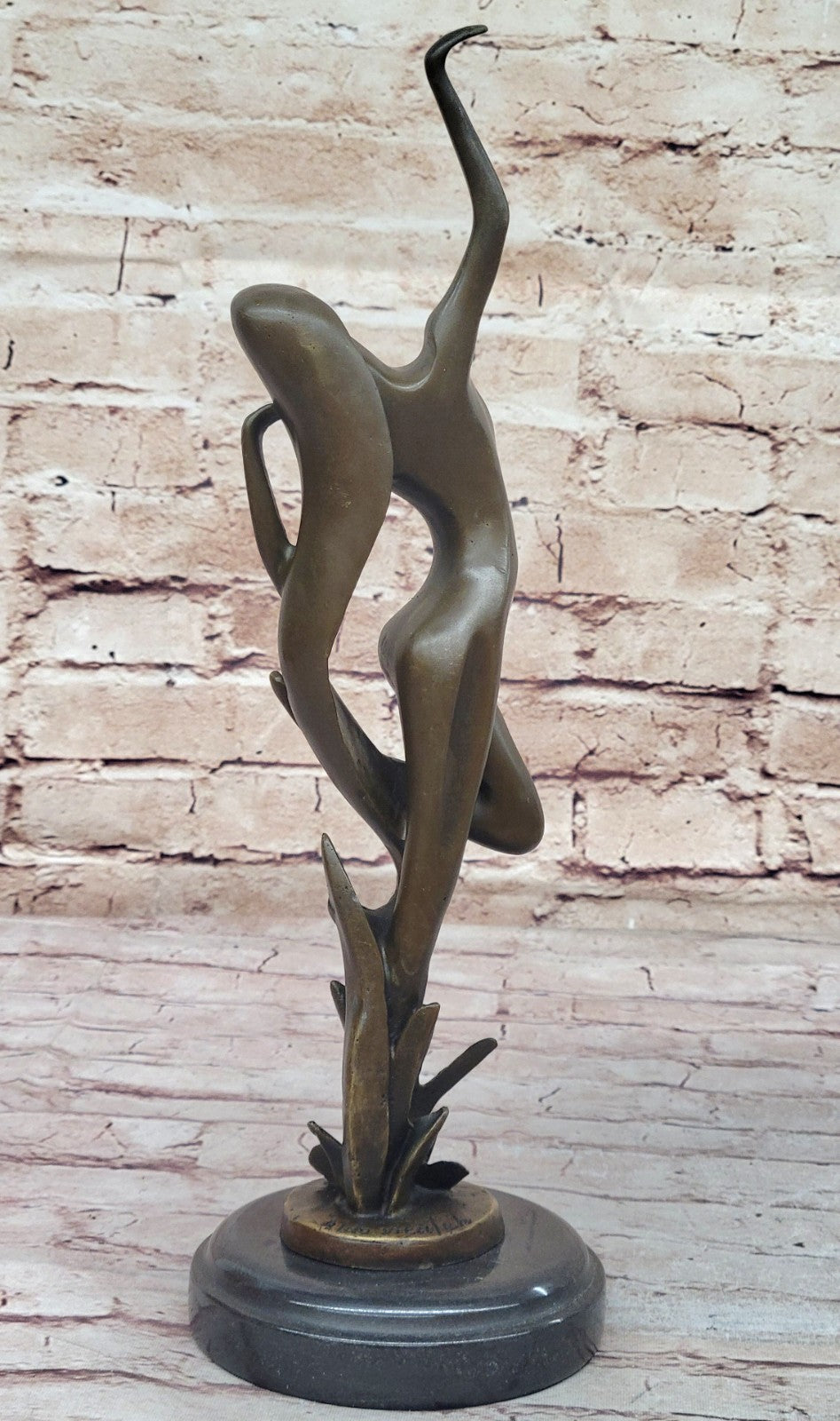 Handcrafted bronze sculpture SALE Art Mid Century Mid Nude Abstract Decor