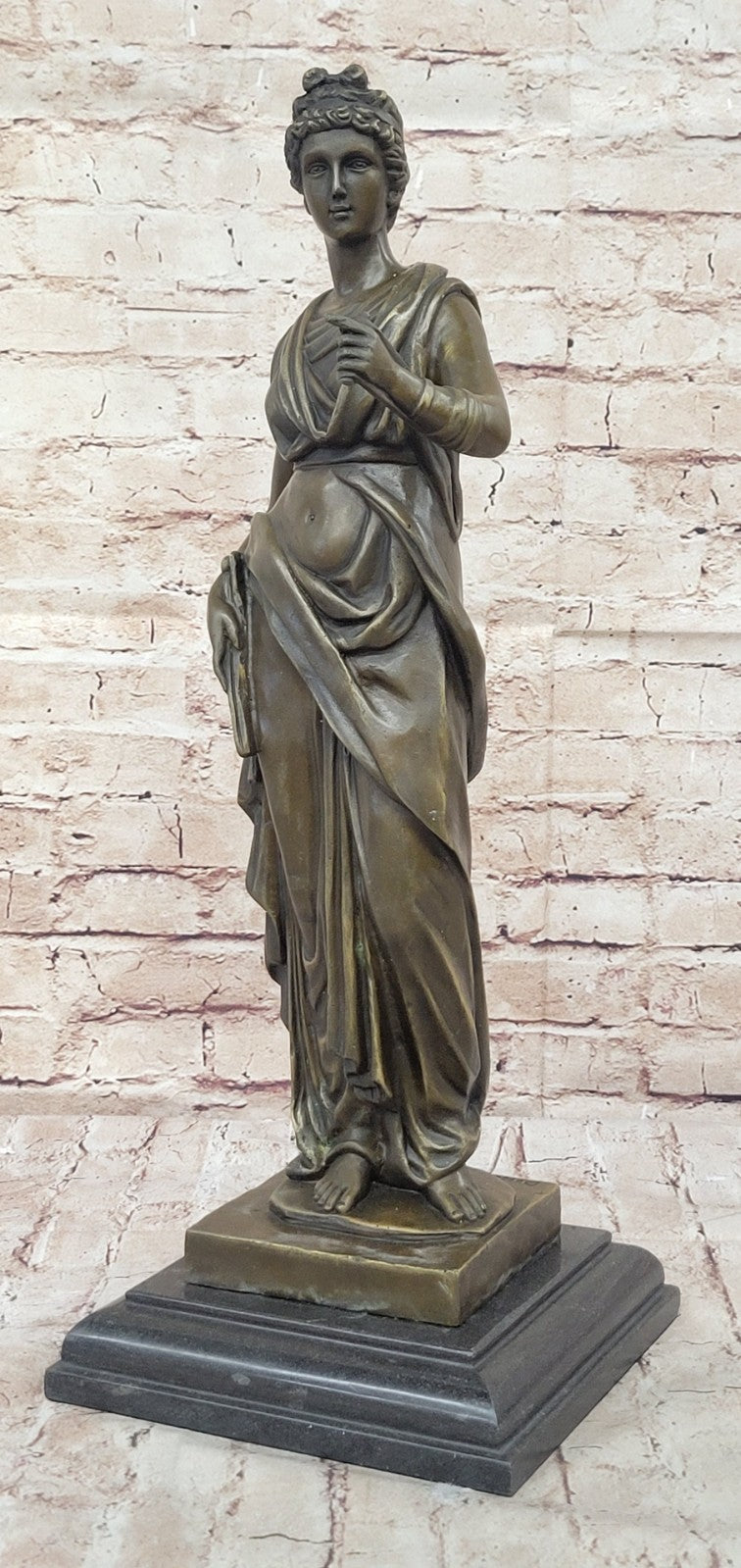 Vintage Style Crafted Venus GREEK ROMAN Real Bronze Hot Cast Sculpture Figurine