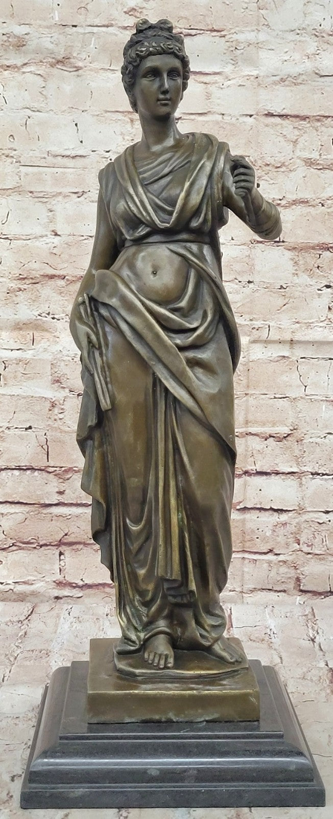 Vintage Style Crafted Venus GREEK ROMAN Real Bronze Hot Cast Sculpture Figurine