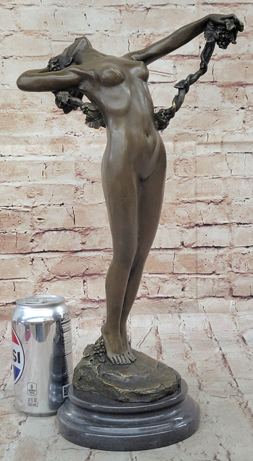 Handcrafted bronze sculpture Stretching Beauty Nude Decor Figure Decore SALE