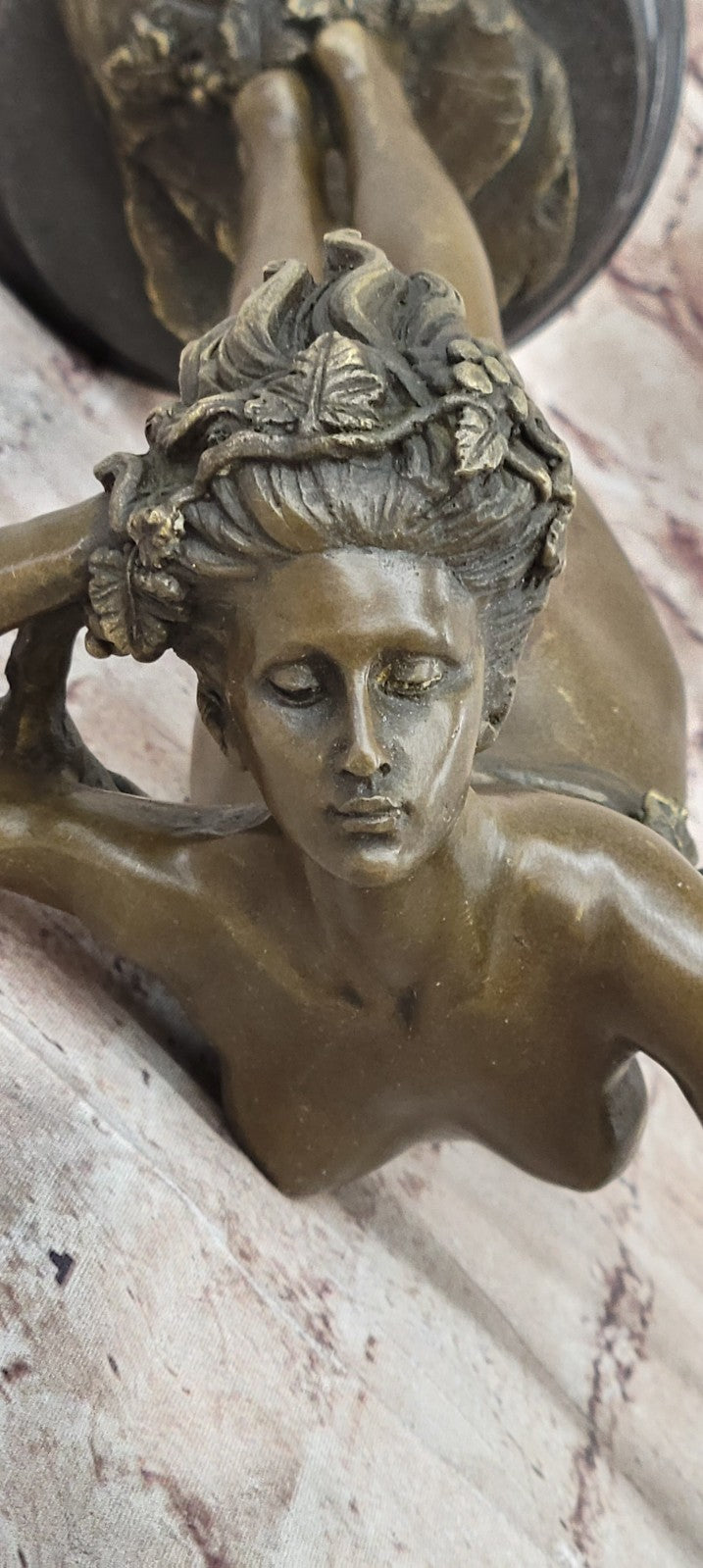 Handcrafted bronze sculpture Stretching Beauty Nude Decor Figure Decore SALE