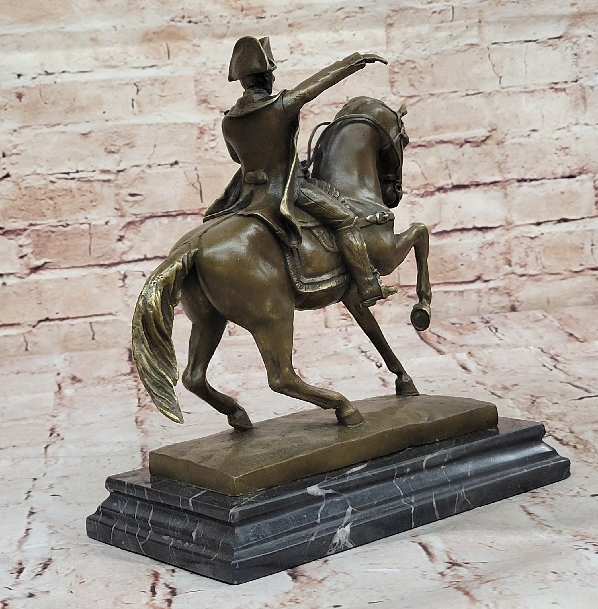 Handcrafted Aldo Vitaleh Bronze Napoleon Sculpture – Classic French Artwork for Sale