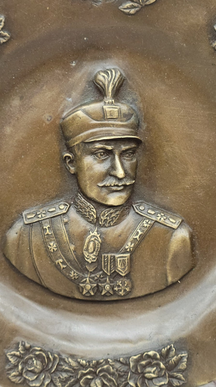 Bronze Sculpture Original Signed Artwork by Kaneve Persia Iran Reza Shah Pahlavi