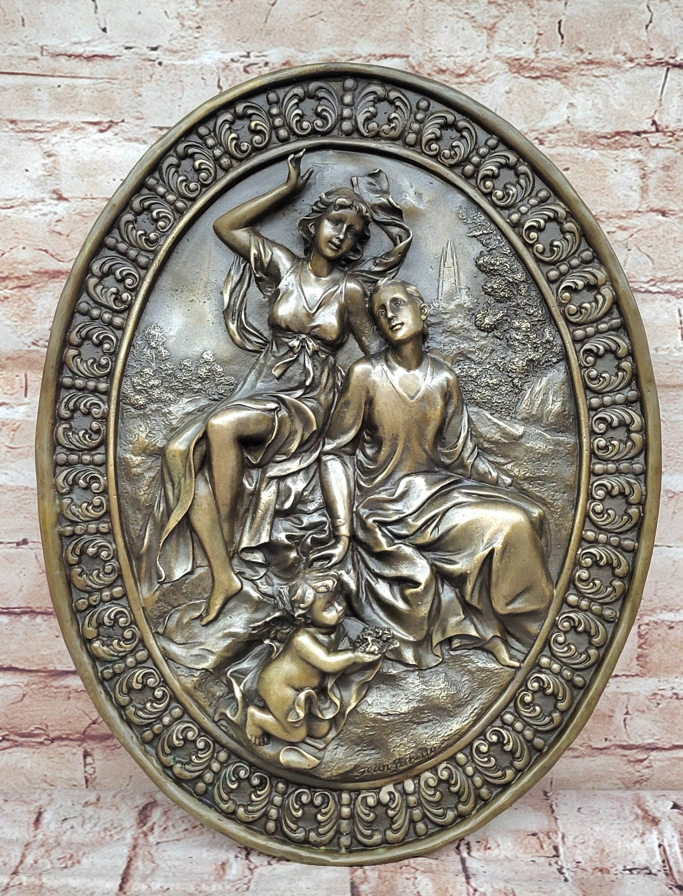 Handcrafted bronze sculpture SALE Renaissan Italian Masterpiece Original
