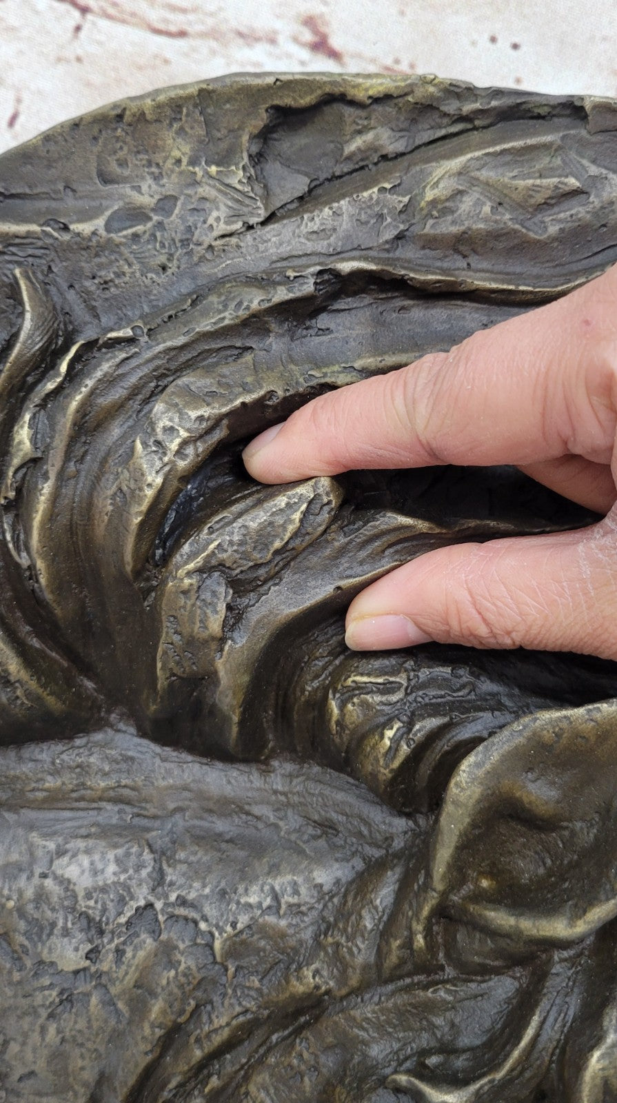 Handcrafted bronze sculpture SALE Head Horse Bust Unique Barye Signed Artwork