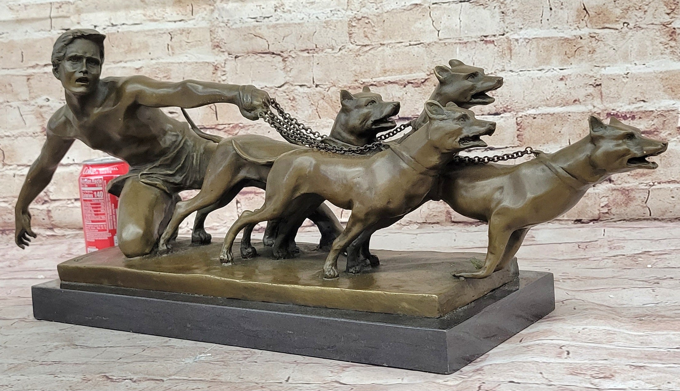 Art Deco Bronze Statue “The Release” – Signed Alex Kelety Hungarian Artist Figurine for Sale