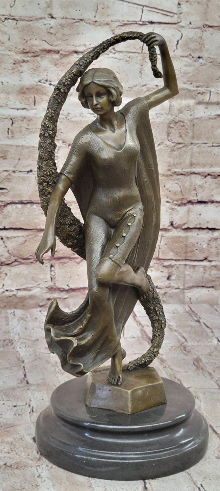 Art Deco Style by Guirande Flapper Dancer Hot Cast Detailed Bronze Figurine Sale