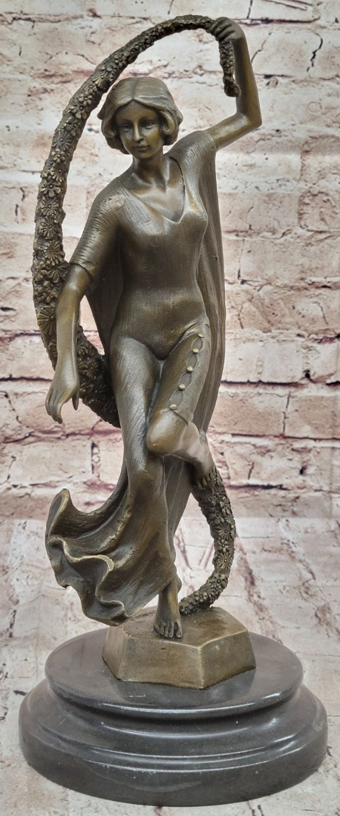 Art Deco Style by Guirande Flapper Dancer Hot Cast Detailed Bronze Figurine Sale